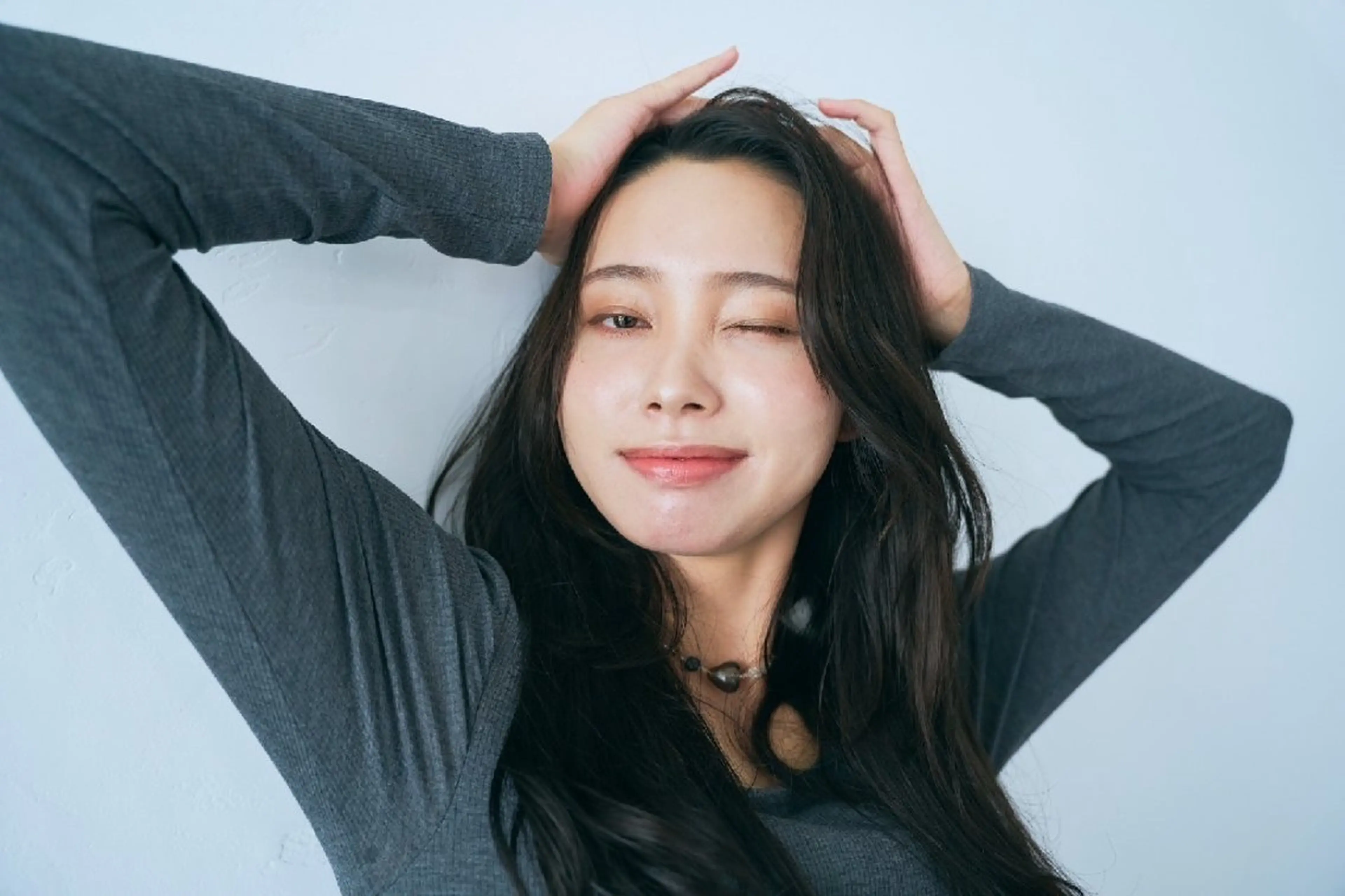 ロング カット カラー/髪質改善/ カット/にこるのヘアスタイル