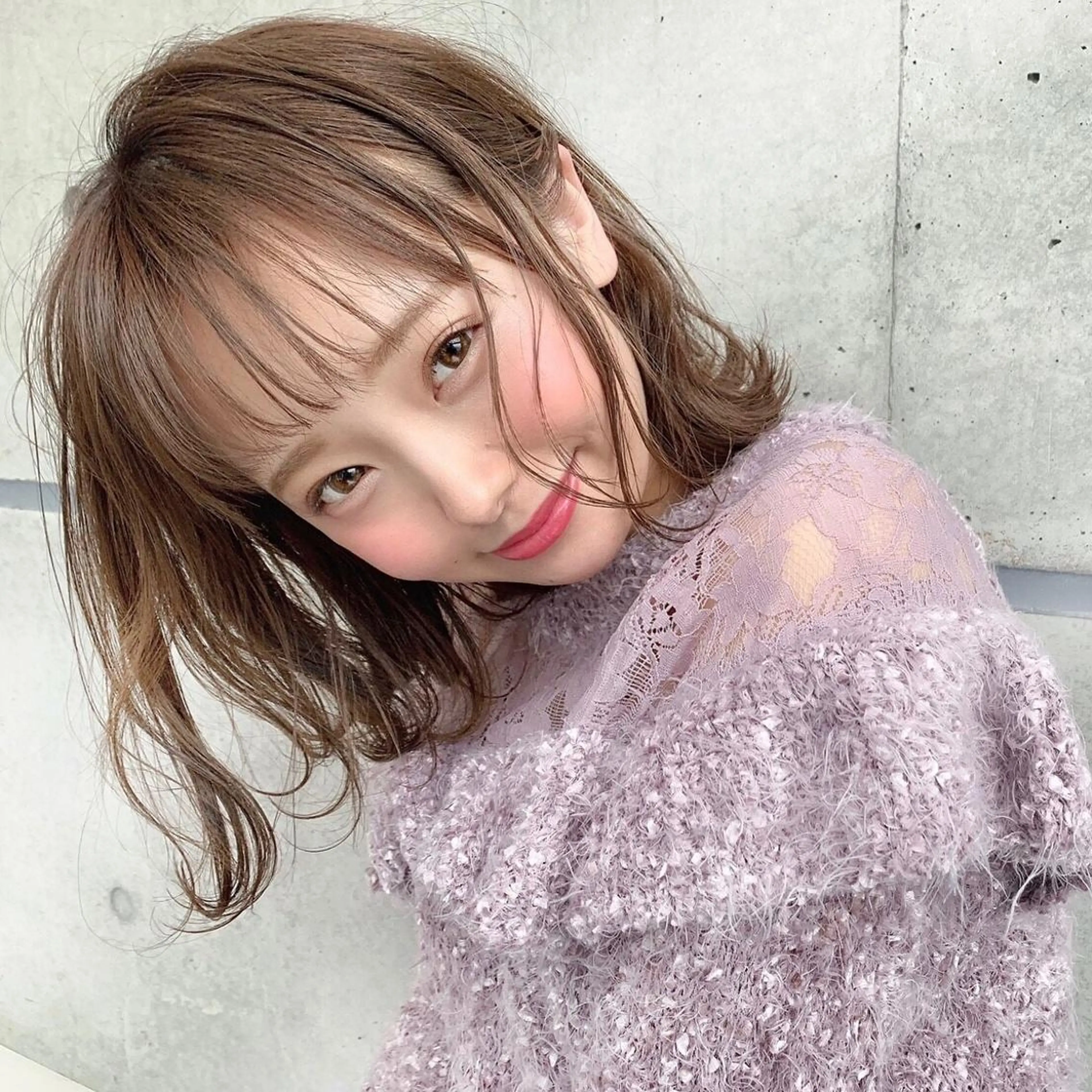 ミディアム カラー パーマ ヘアアレンジ メンズ 🩵ハイトーン 美咲🩵のヘアスタイル