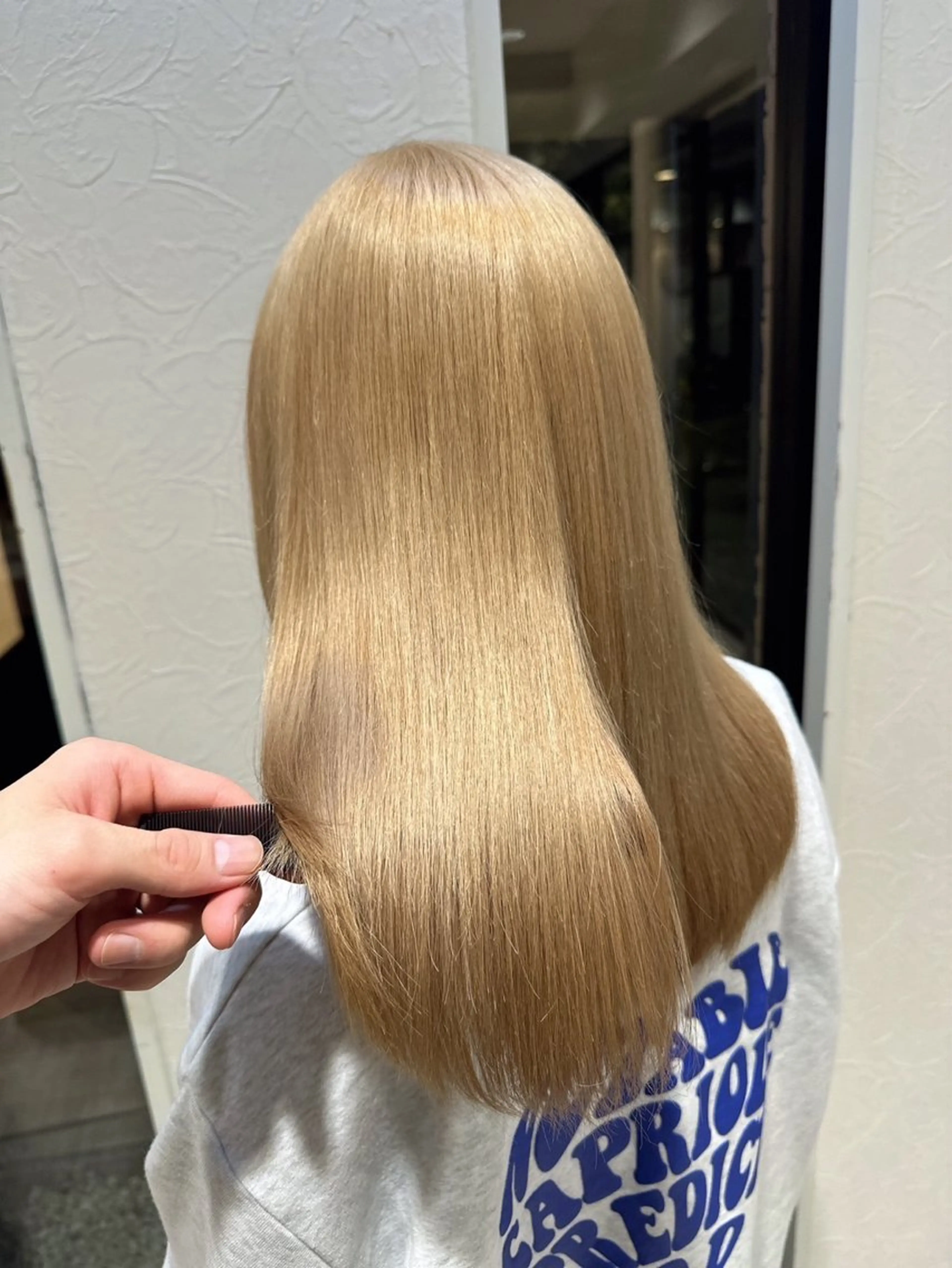 セミロング 🌿ストレート🌿 髪質改善☘️シュウヤのヘアスタイル