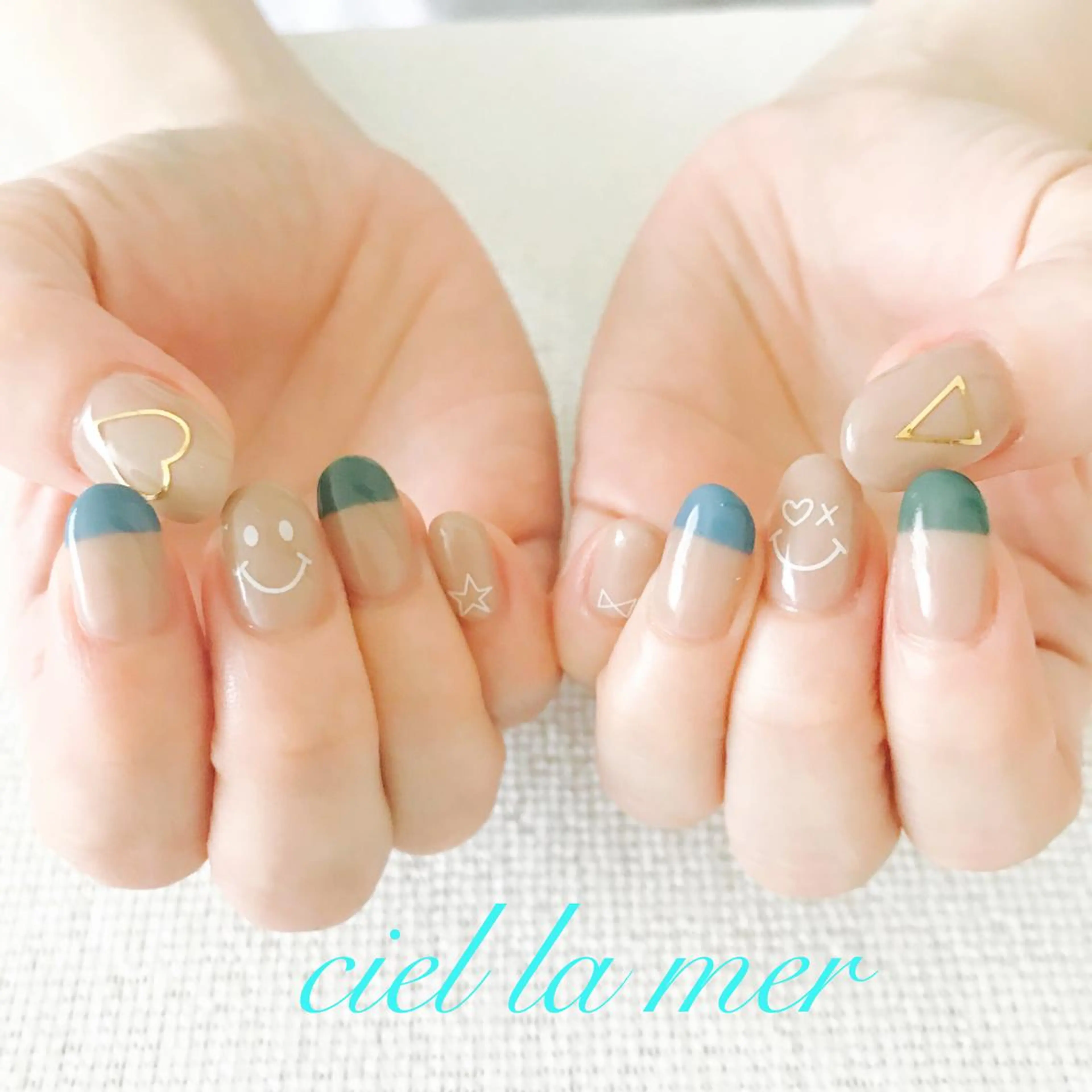 ネイル ハンドネイル フットネイル ciel la merのネイルデザイン