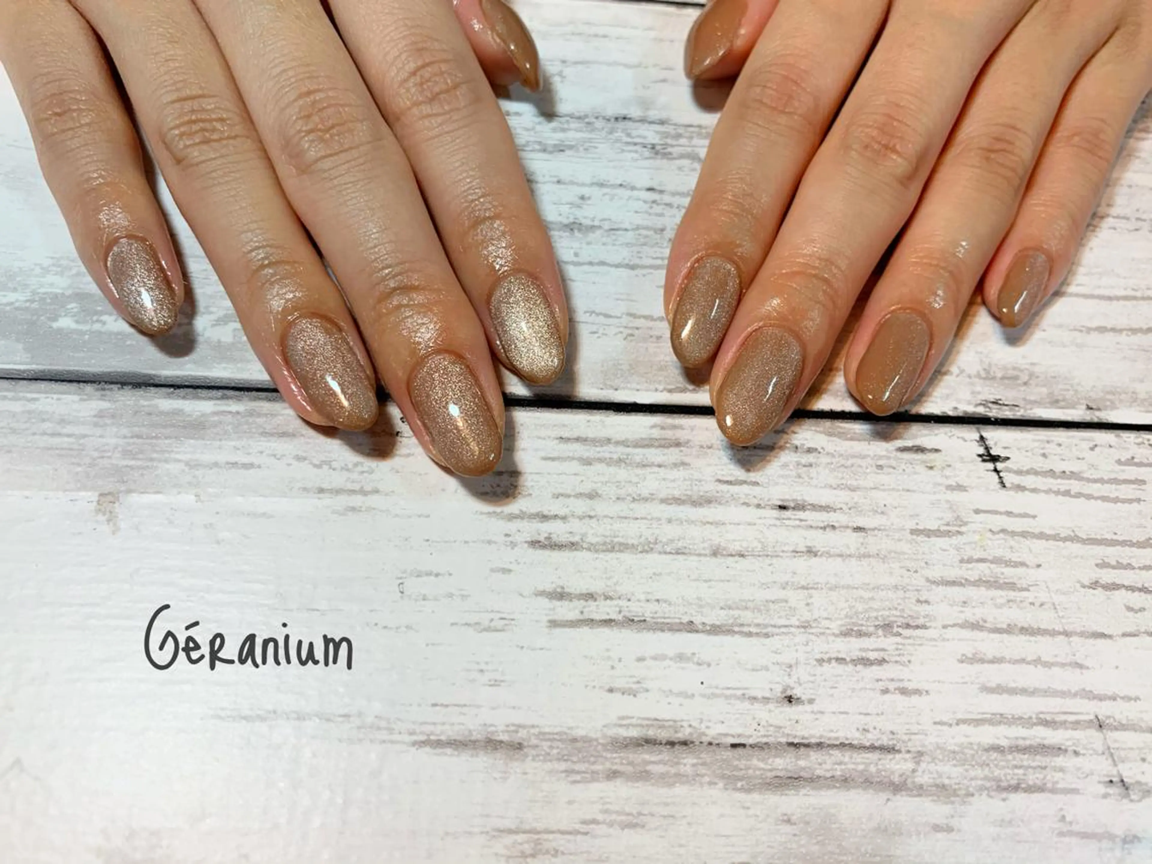 ネイル マグネットネイル ハンドネイル GéRanium Harukaのネイルデザイン