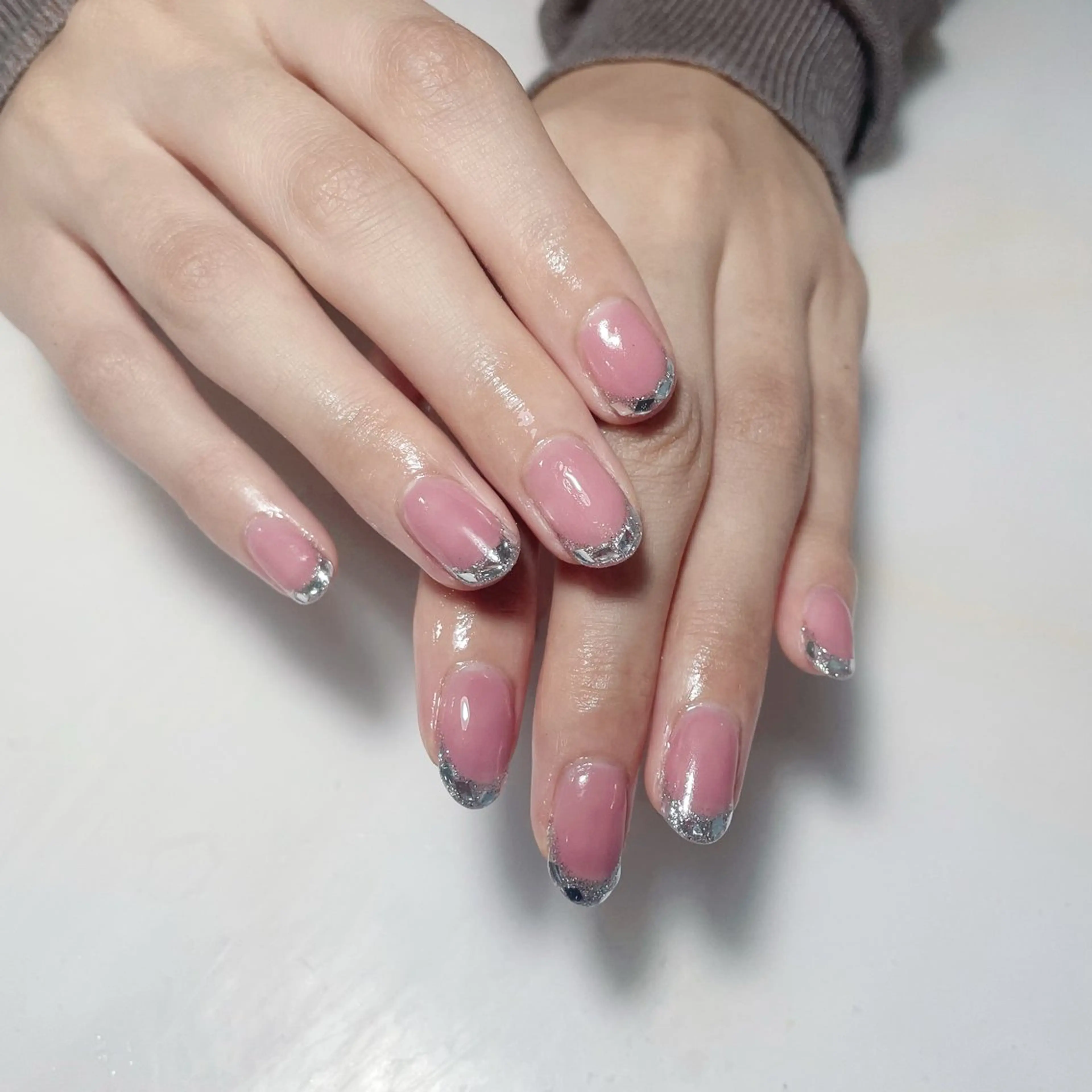 ネイル アートネイル フレンチネイル ジェルネイル グラデーション 韓国ネイル 久保田 マリコのネイルデザイン