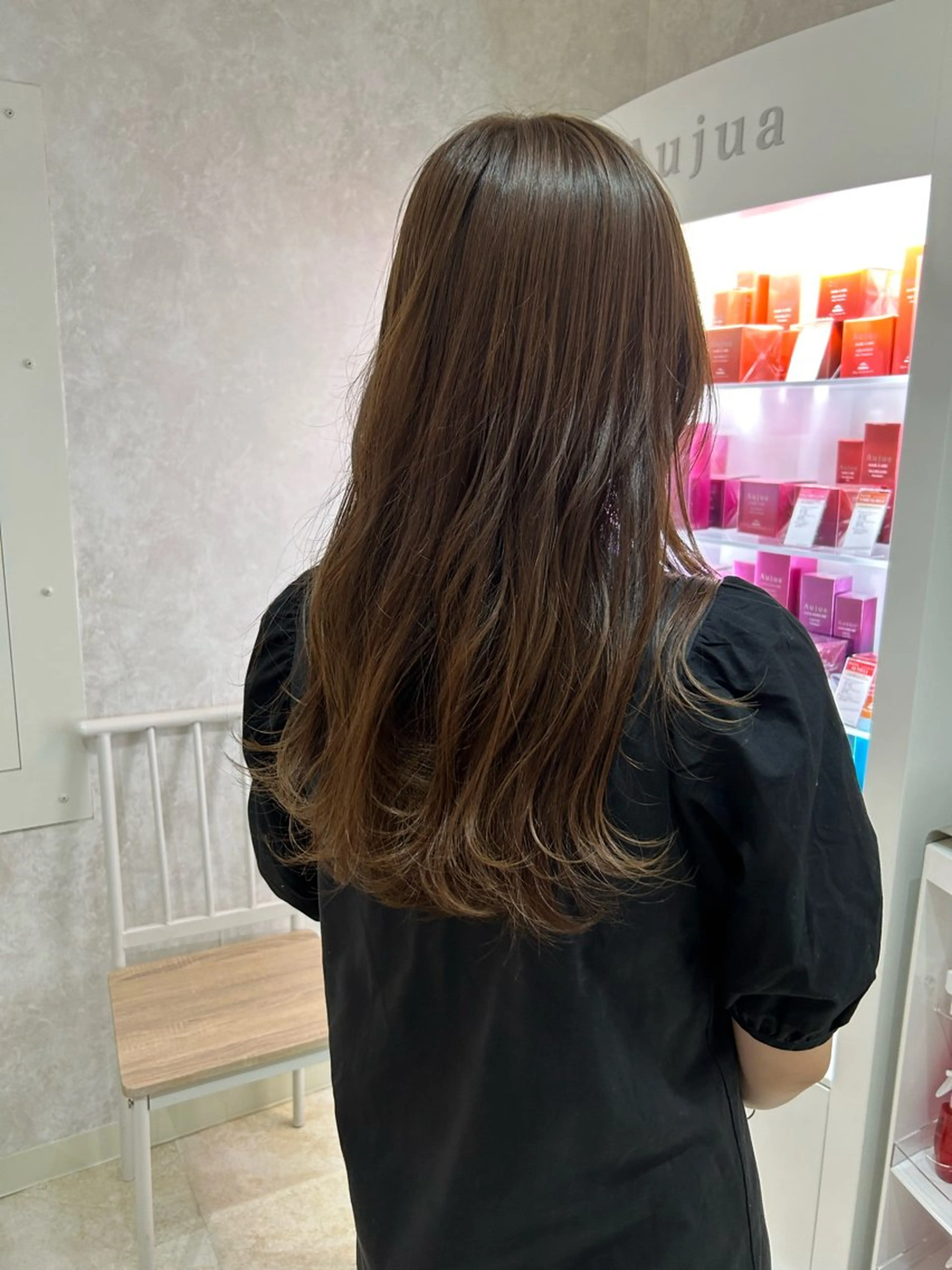 セミロング カラー ヘアカラー トリートメント ヘアセット 💙まこと💙艶 カラー(Rico)のヘアスタイル