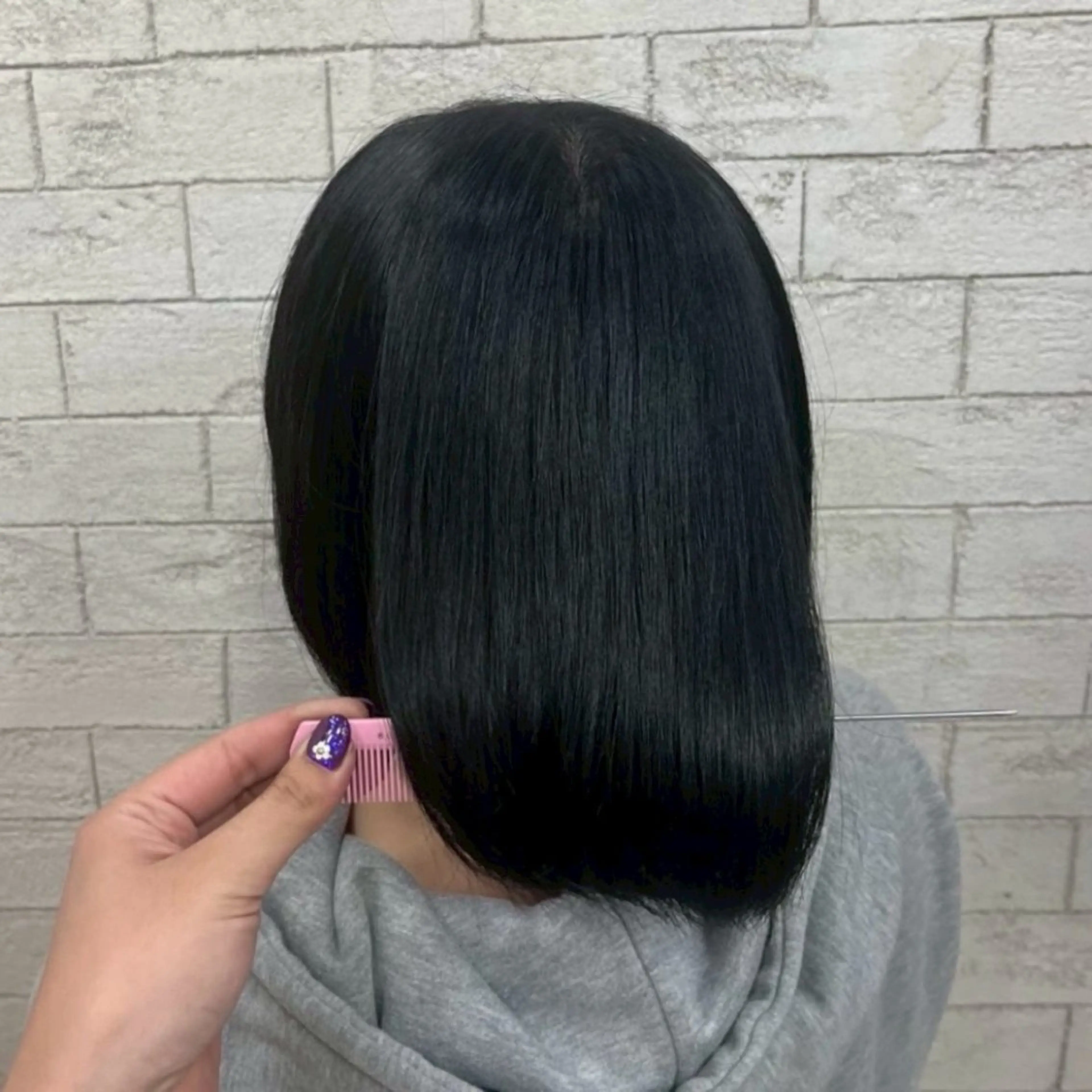 セミロング カラー カットモデル募 集🩵AYAKA🩵のヘアスタイル