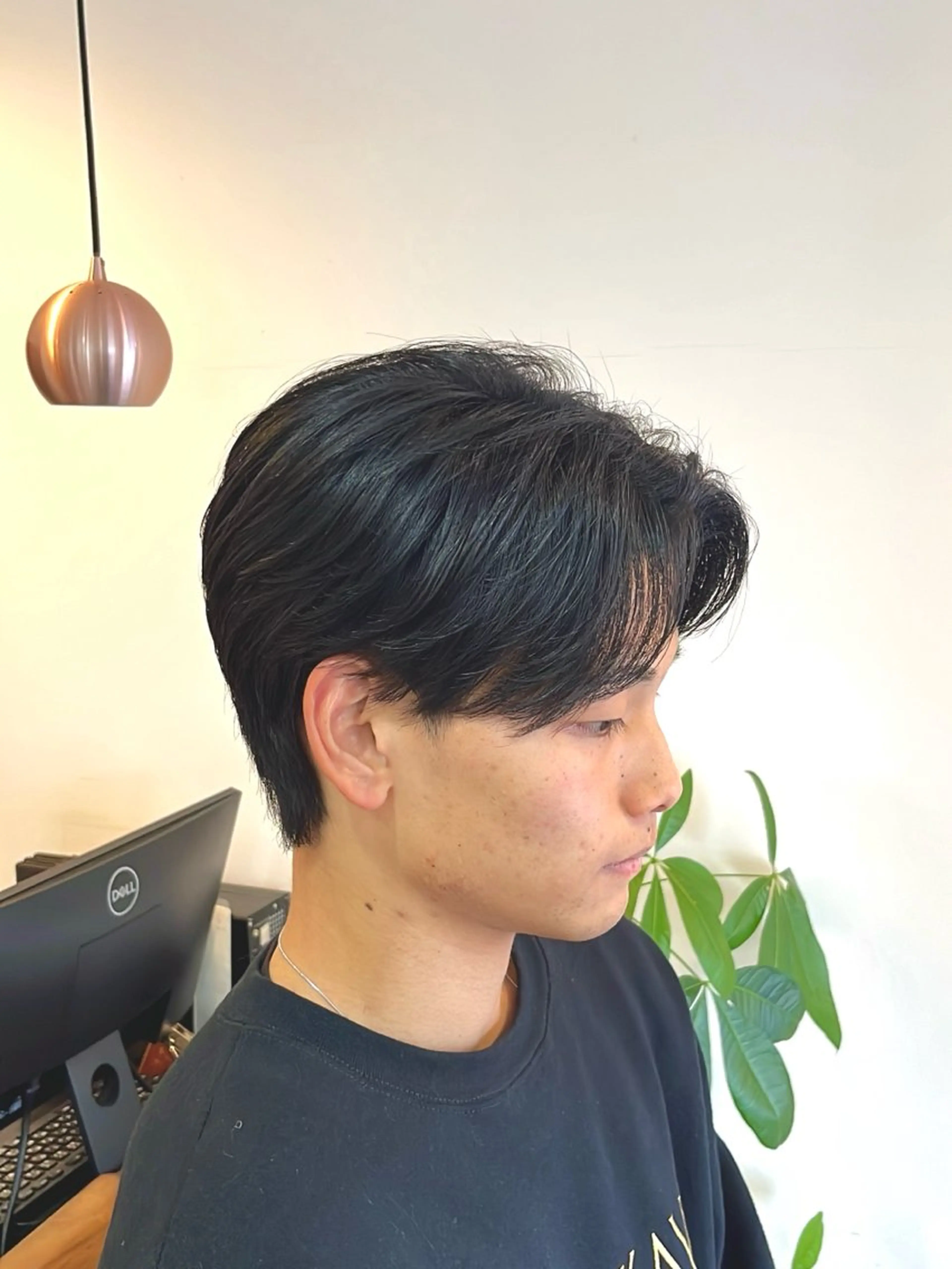 パーマ メンズ 縮毛矯正 カット 縮毛矯正 トリートメント 今在家 玲【艶髪スト レート/メンズ】のヘアスタイル