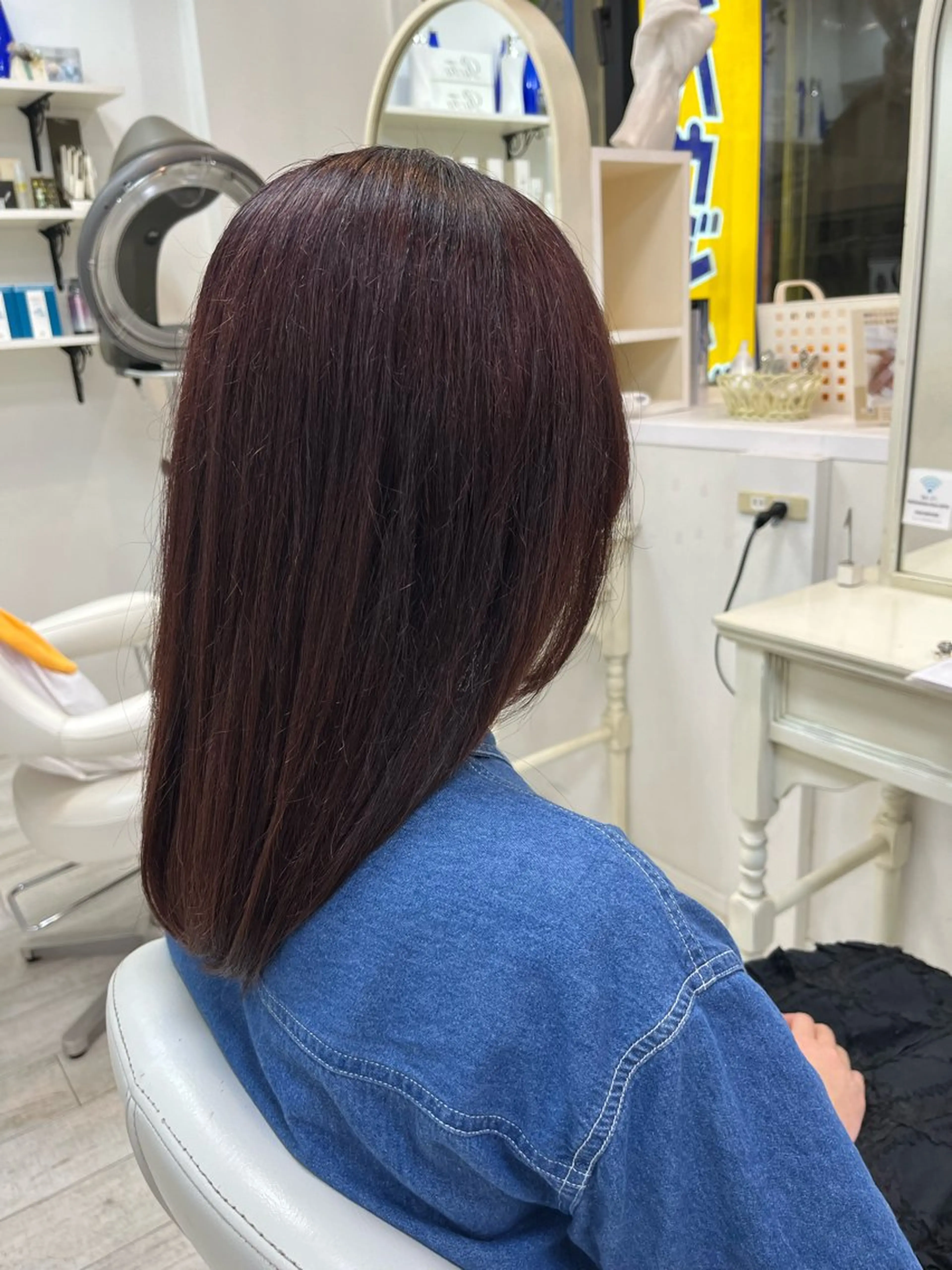 セミロング レイヤーカット 岡崎 嶺のヘアスタイル