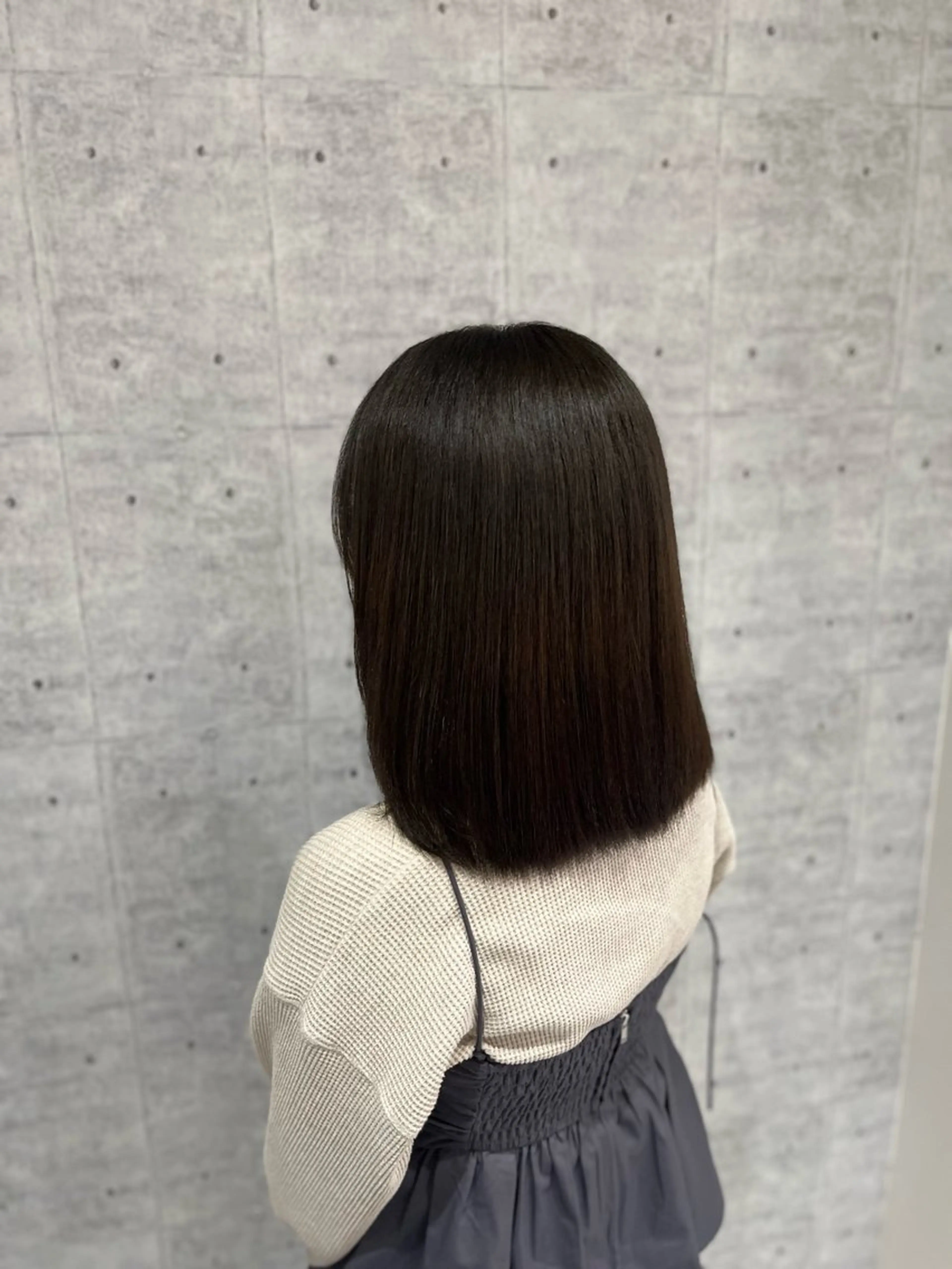 ミディアム パーマ 髪質改善 ストレートパーマ 【メンズパーマ✨️ 髪質改善矯正】岩城のヘアスタイル