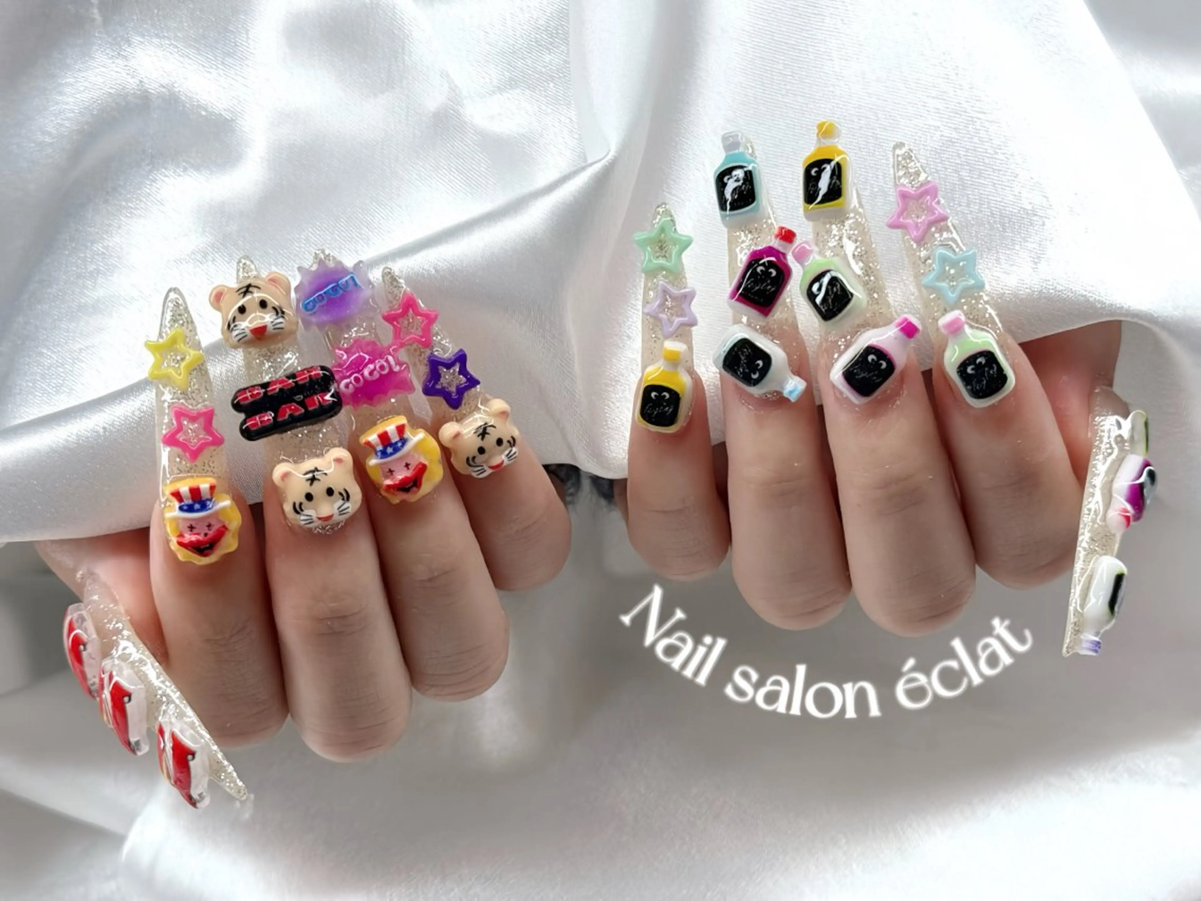 ネイル 持ち込み ハンドネイル éclat ⸝꙳.⋆ 栄｜矢場町のネイルデザイン
