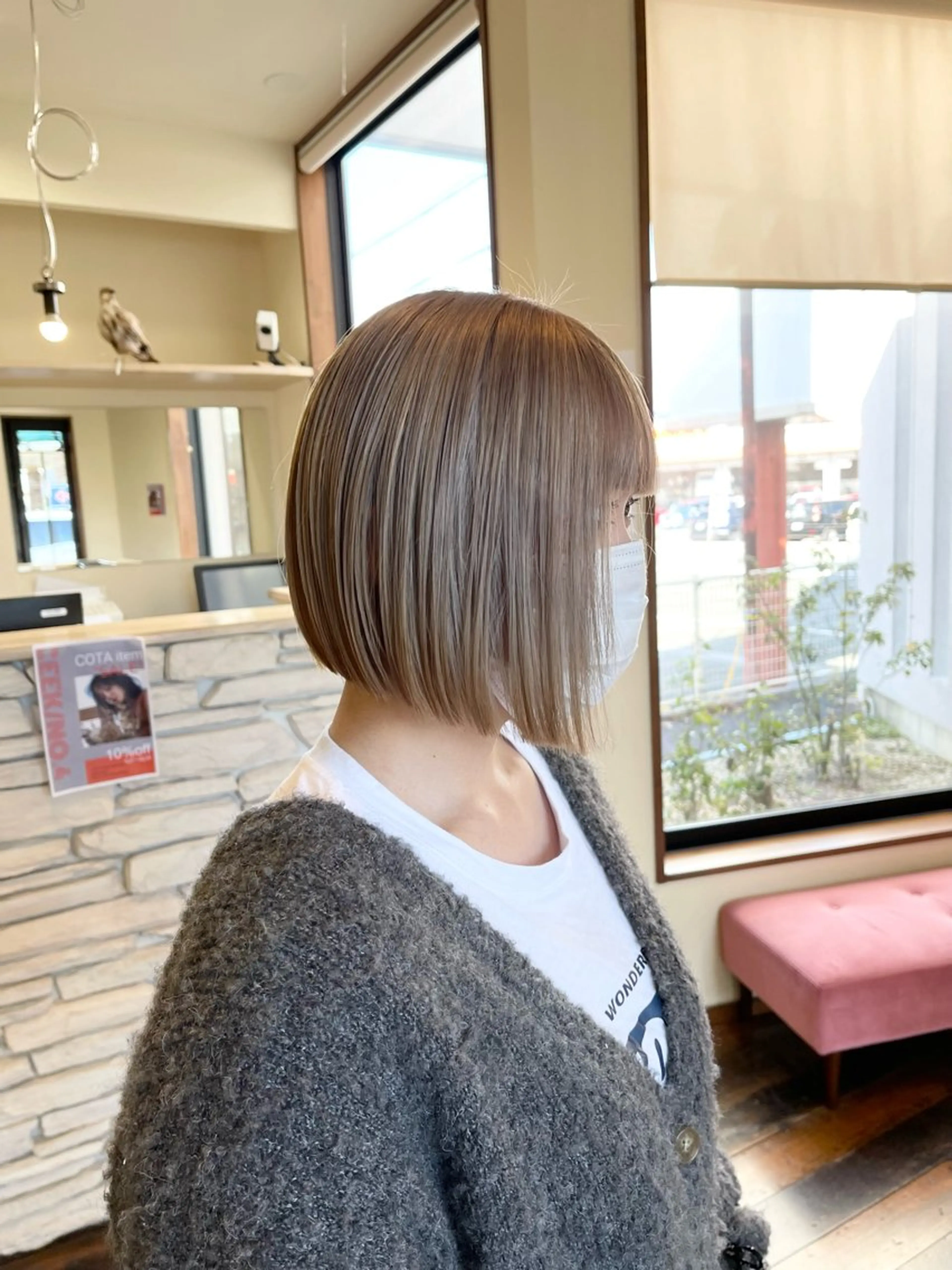 ミディアム 梶原 真帆のヘアスタイル