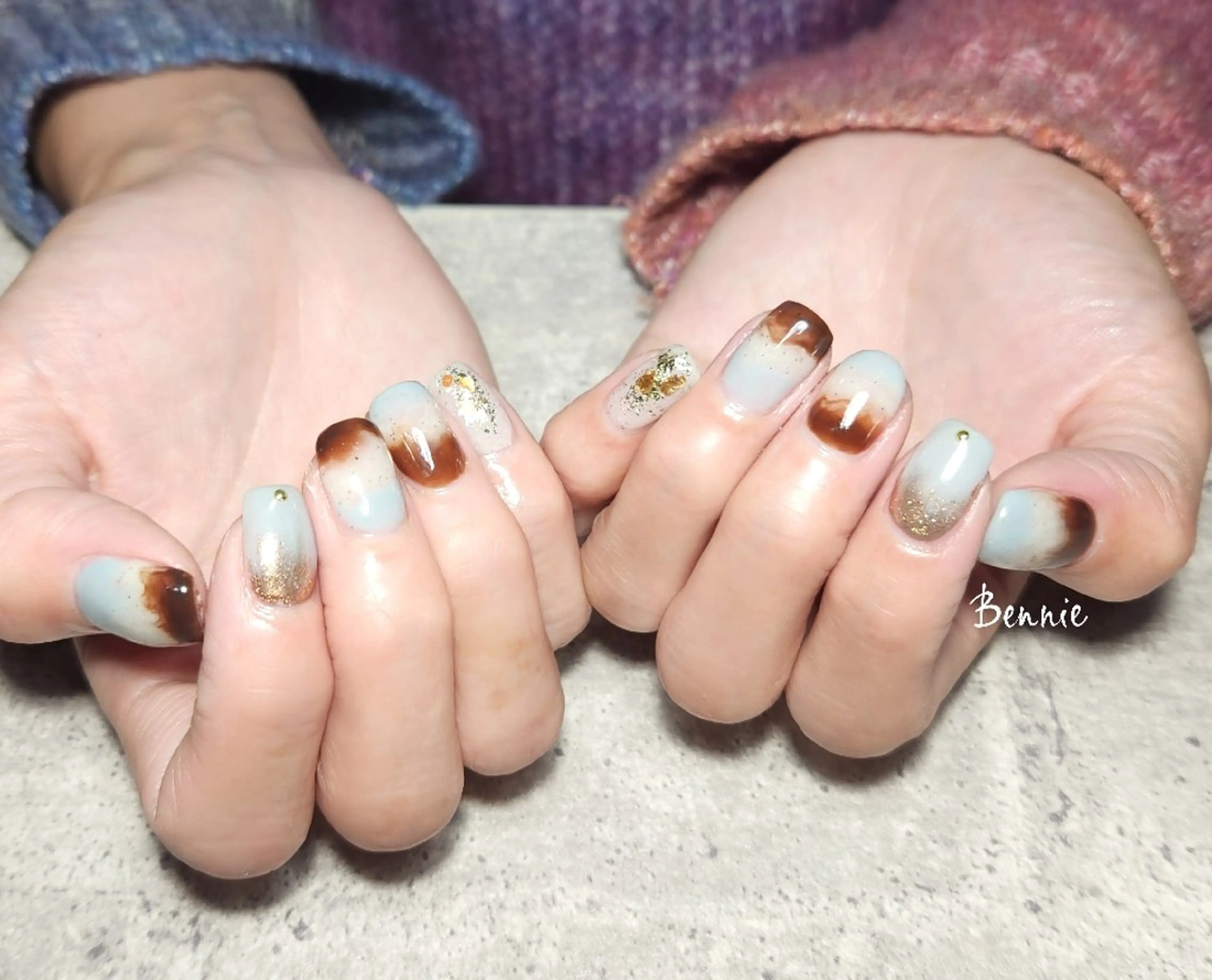 ネイル ニュアンスネイル ハンドネイル   BENNIEのネイルデザイン