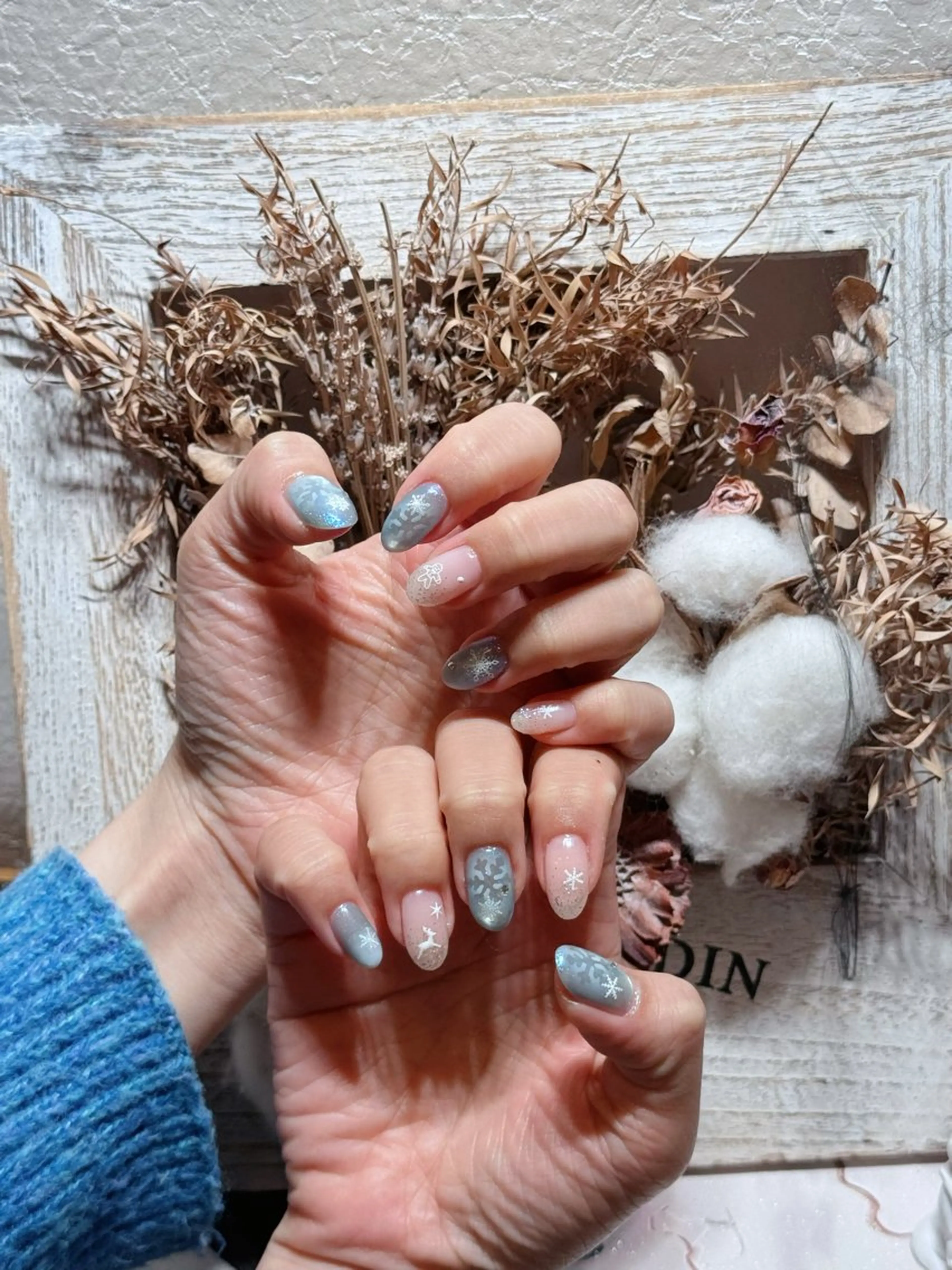 ネイル アートネイル フットネイル ジェルネイル ハート マグネットネイル babarla Nailのネイルデザイン