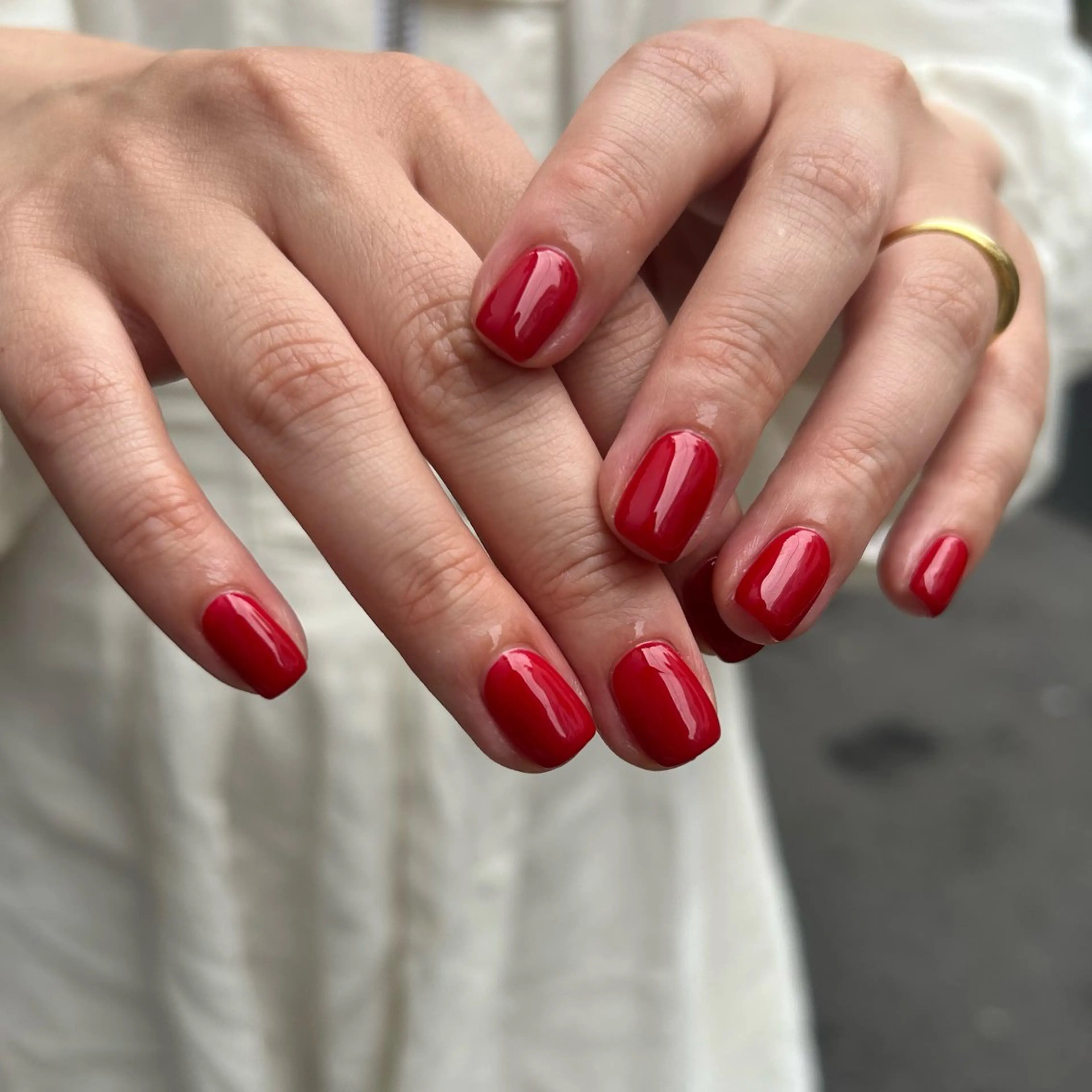 ネイル ワンカラーネイル Yumi シンプルネイルのネイルデザイン