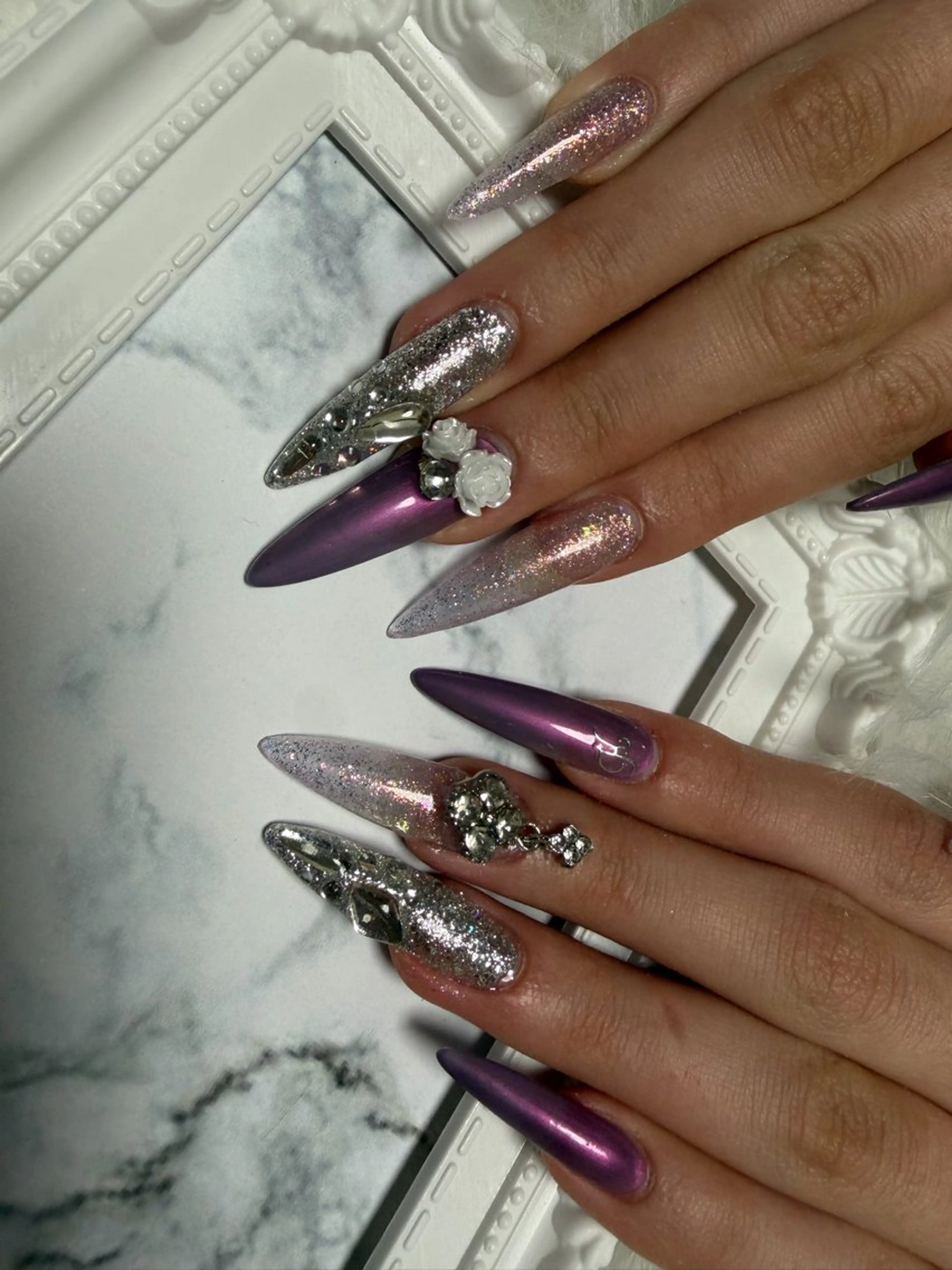 オープン記念❤️‍🔥※初回オフ無料　　　　　　　　　　　　　　　　　　　　スカルプ持込デザインorやり放題のメニューの写真