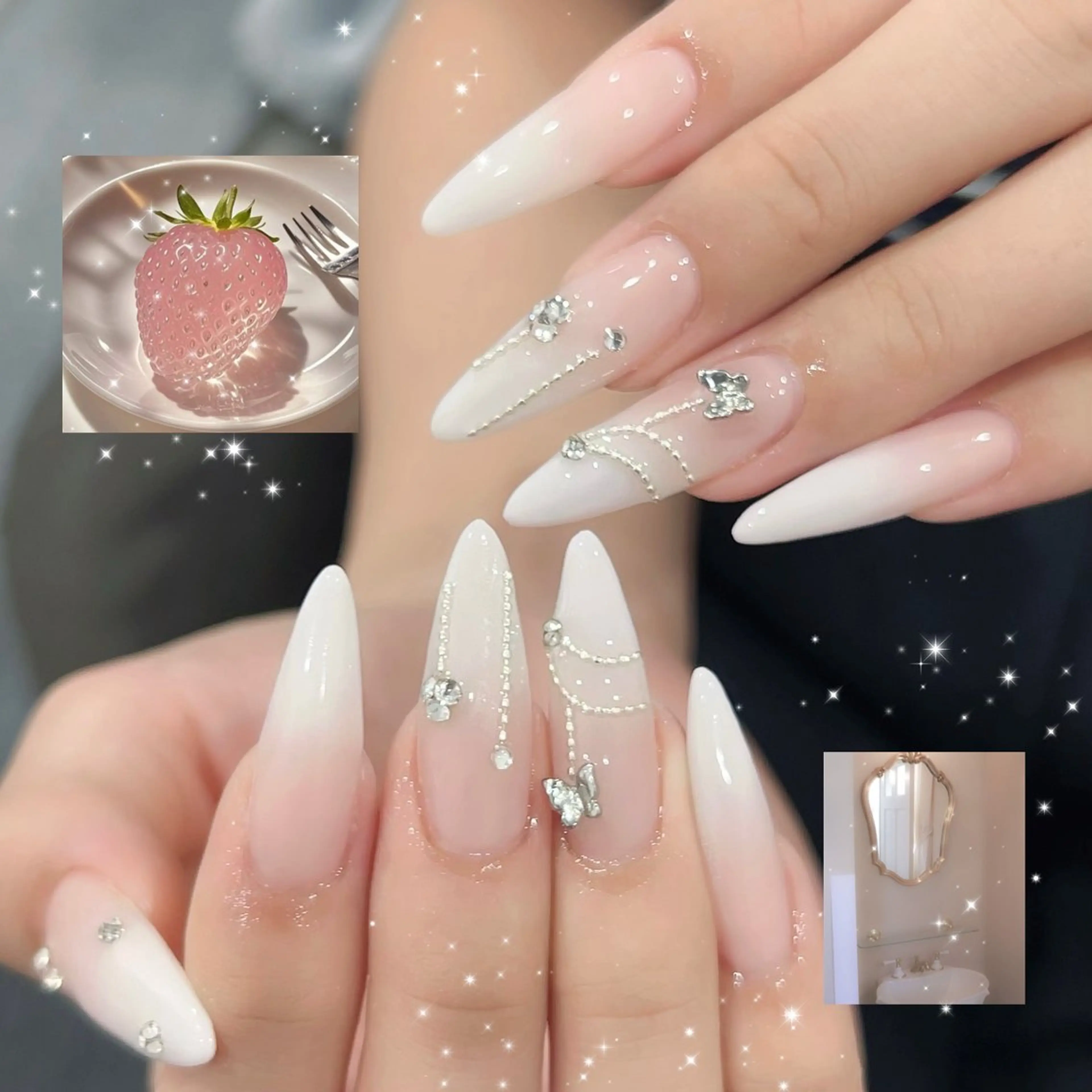 ネイル ハンドネイル 🪄mimi🎀 Midori🪽のネイルデザイン