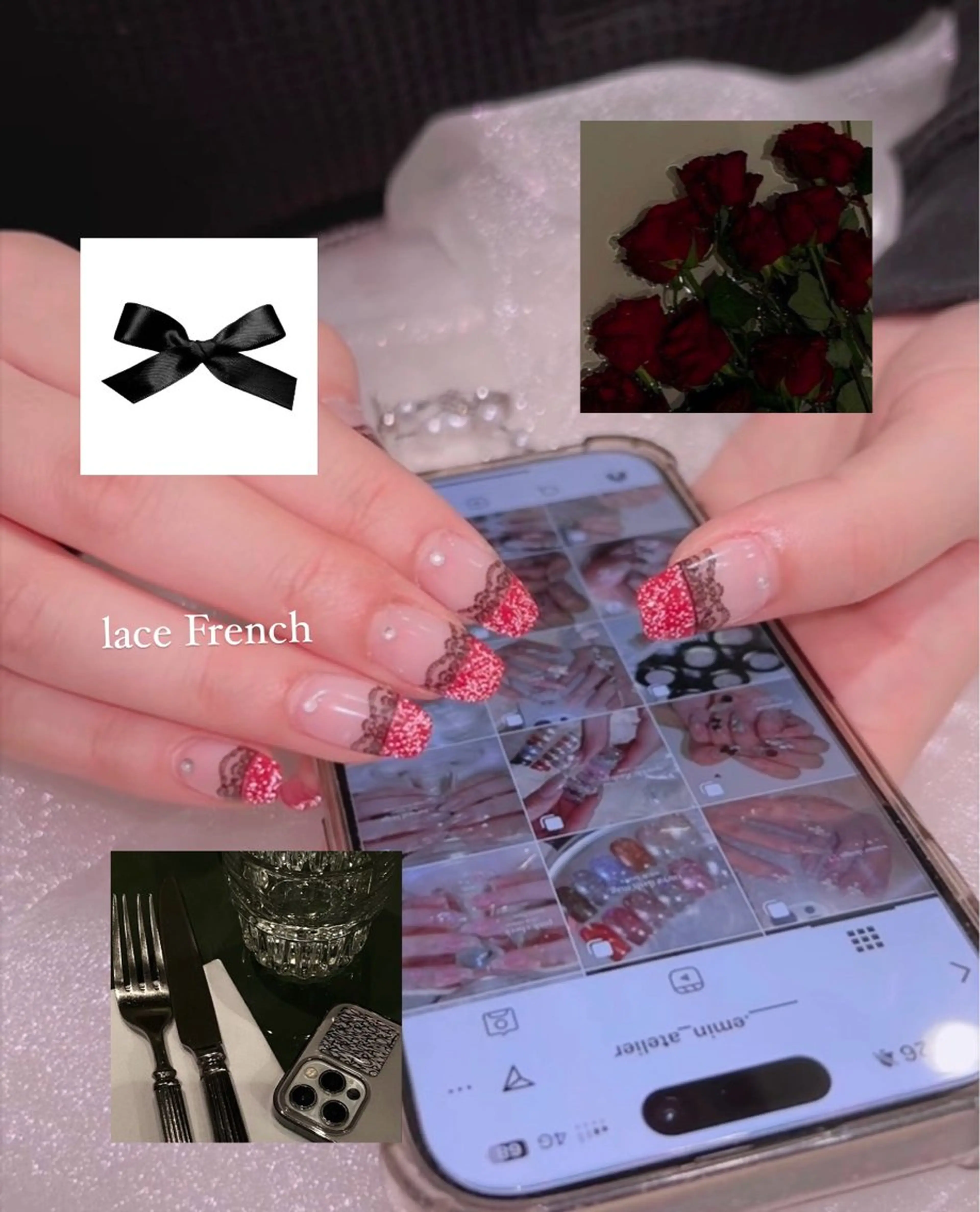 ネイル 長瀬 瑠霞のネイルデザイン