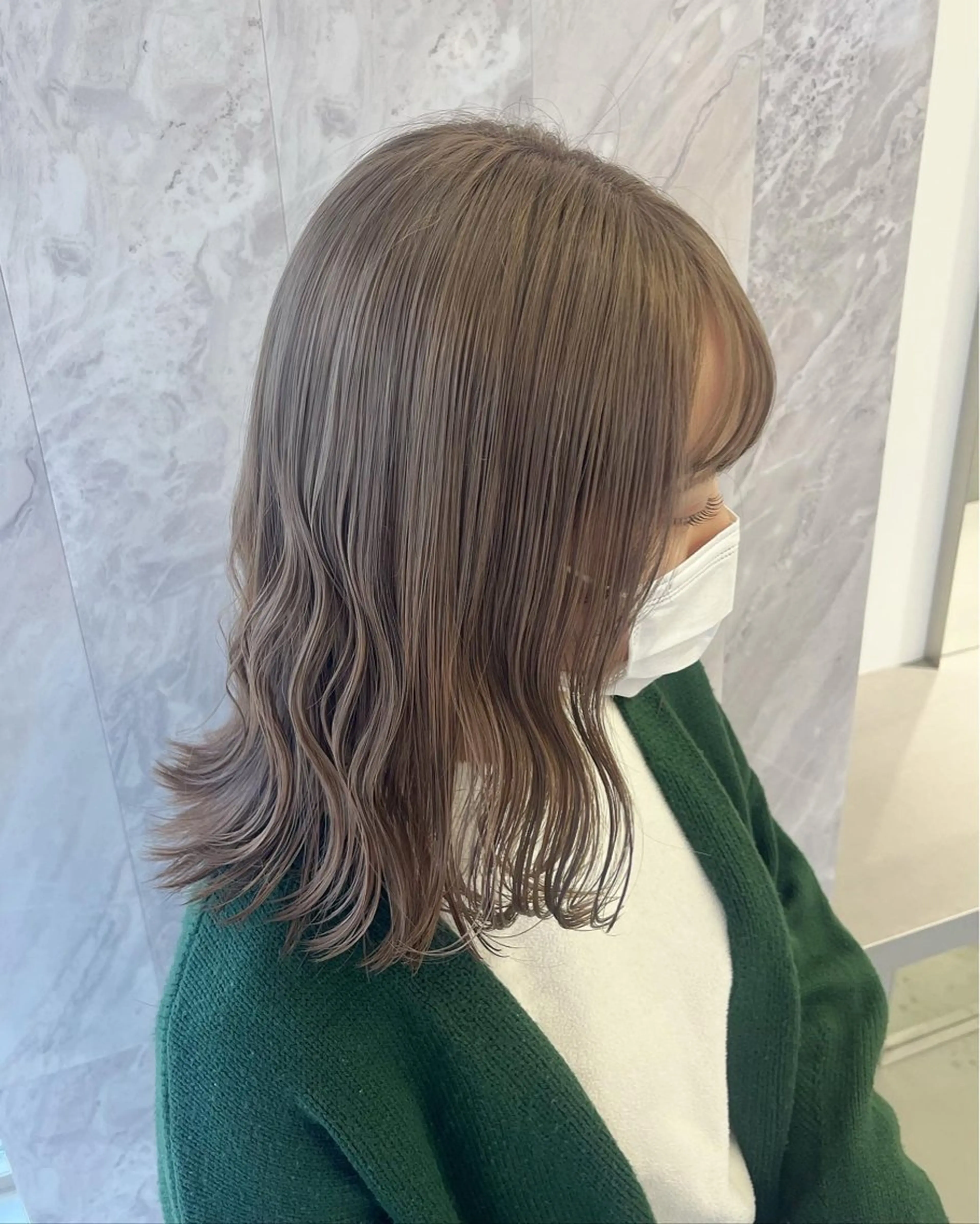 ミディアム カラー ヘアカラー トリートメント 🏅EIGHT難波/ 【店長】タモツのヘアスタイル