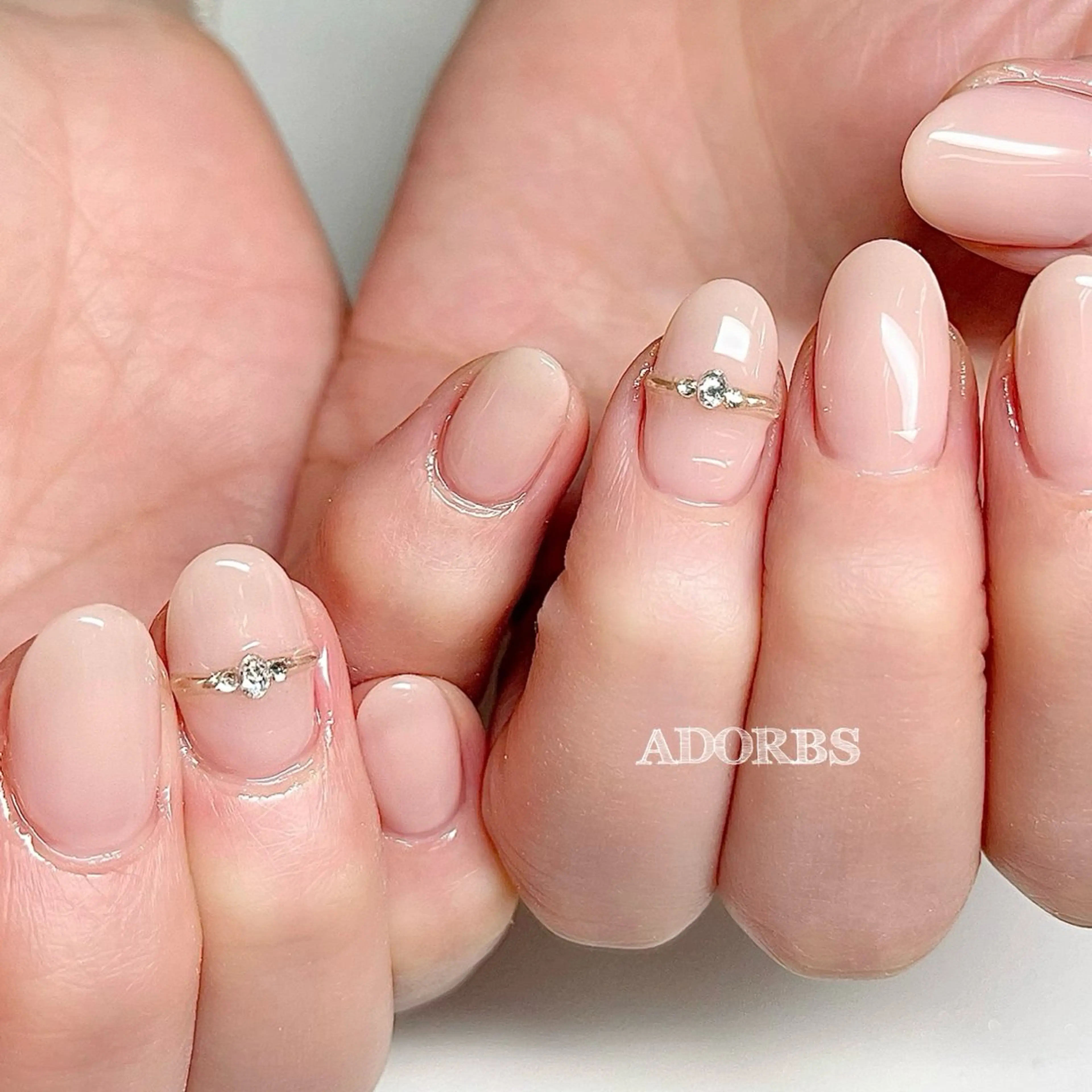ネイル アートネイル オフィスネイル ハンドネイル ADORBS ✩上福岡のネイルデザイン