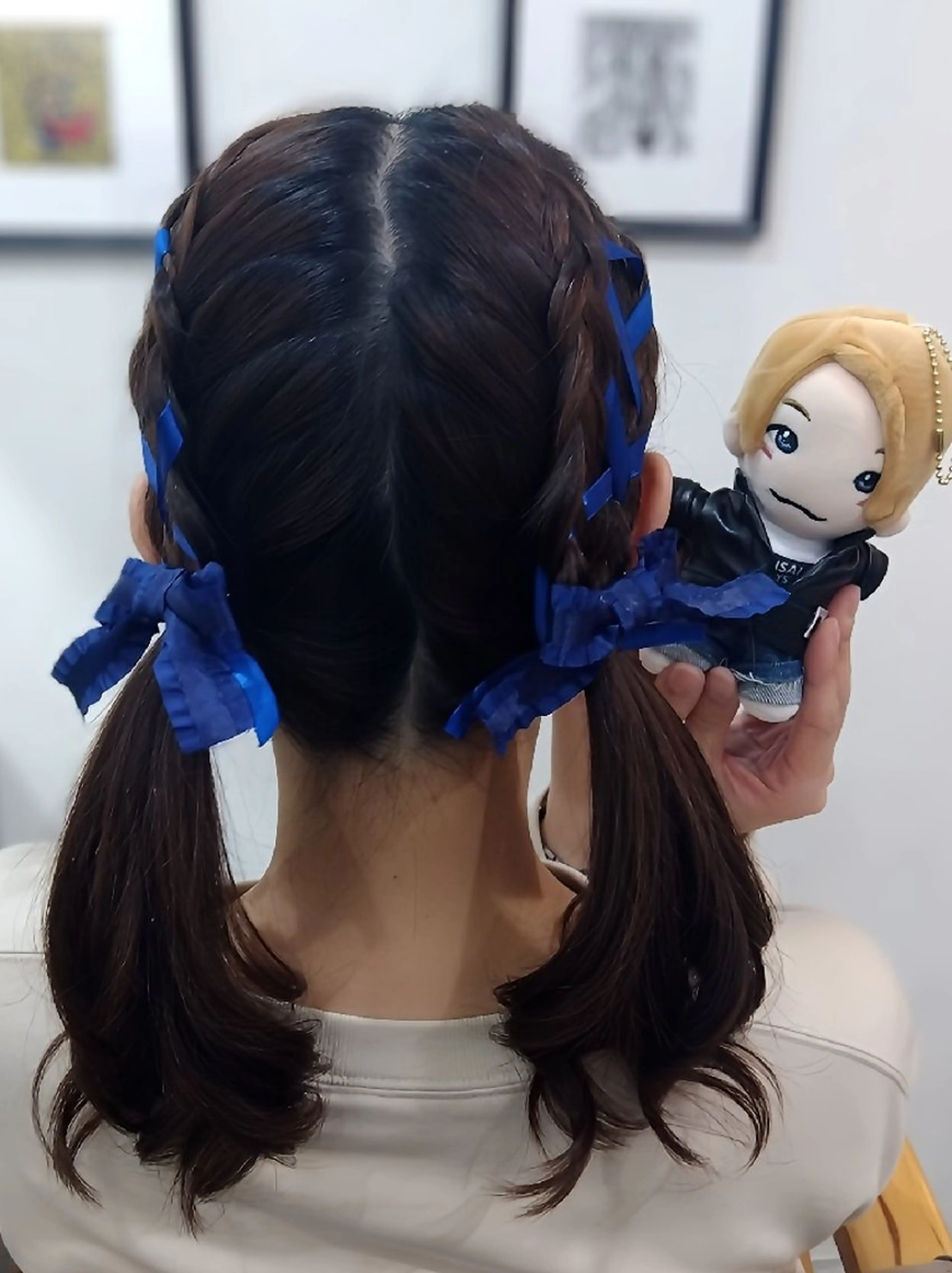セミロング ツインテール ヘアセット❤️着付け Akaneのヘアスタイル