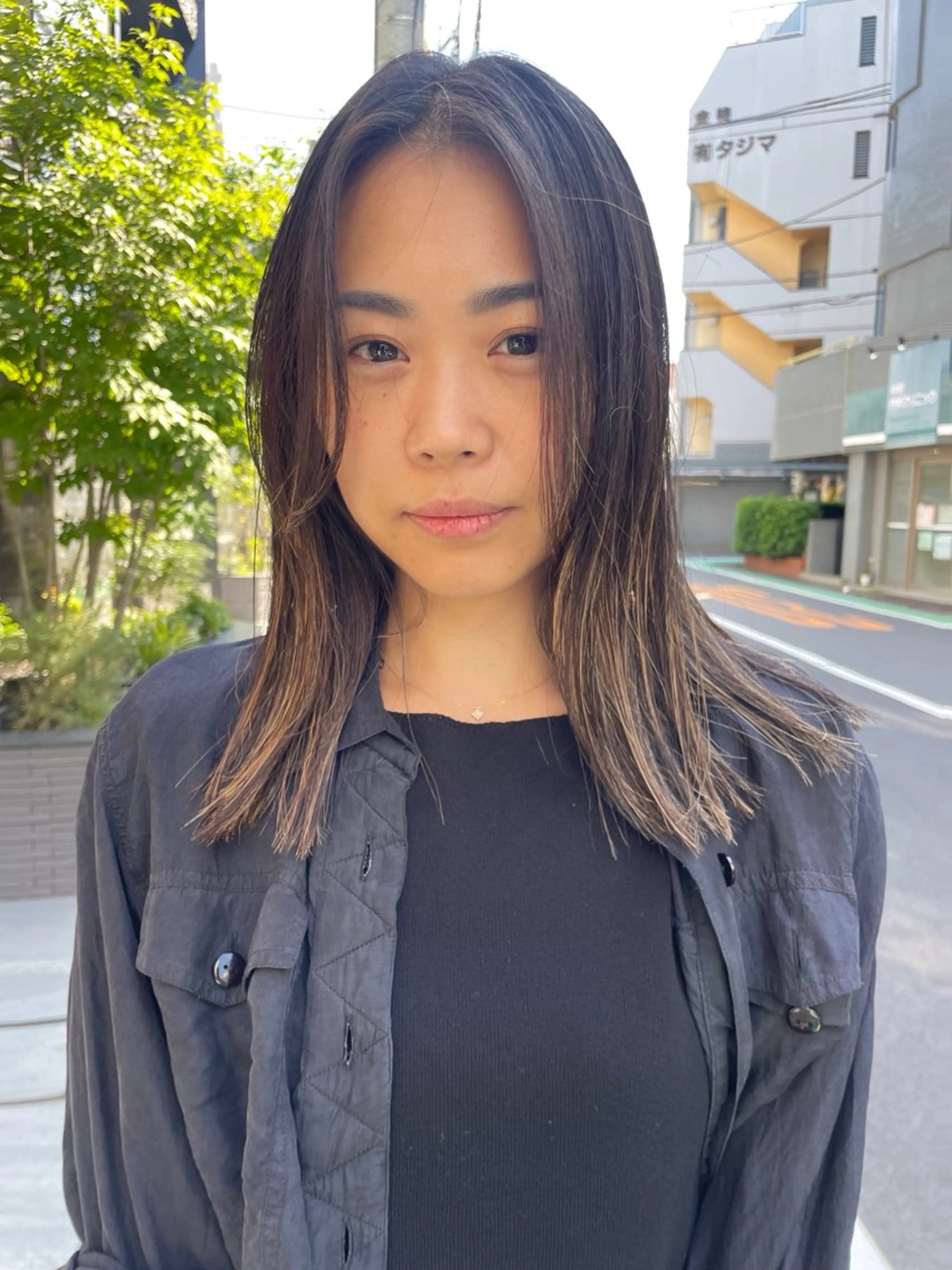 セミロング 森田 博樹のヘアスタイル