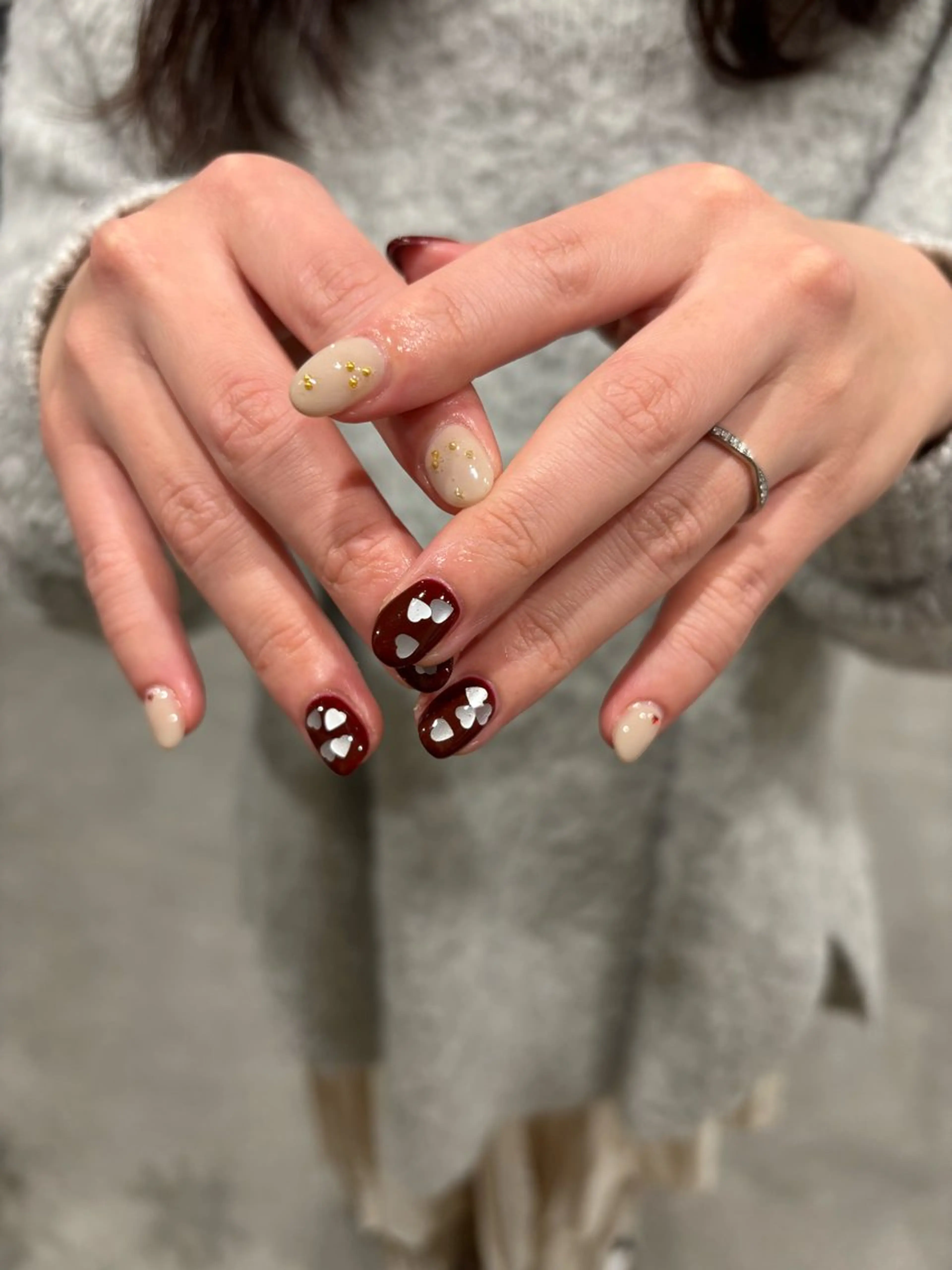 ネイル ハート ogura maoのネイルデザイン