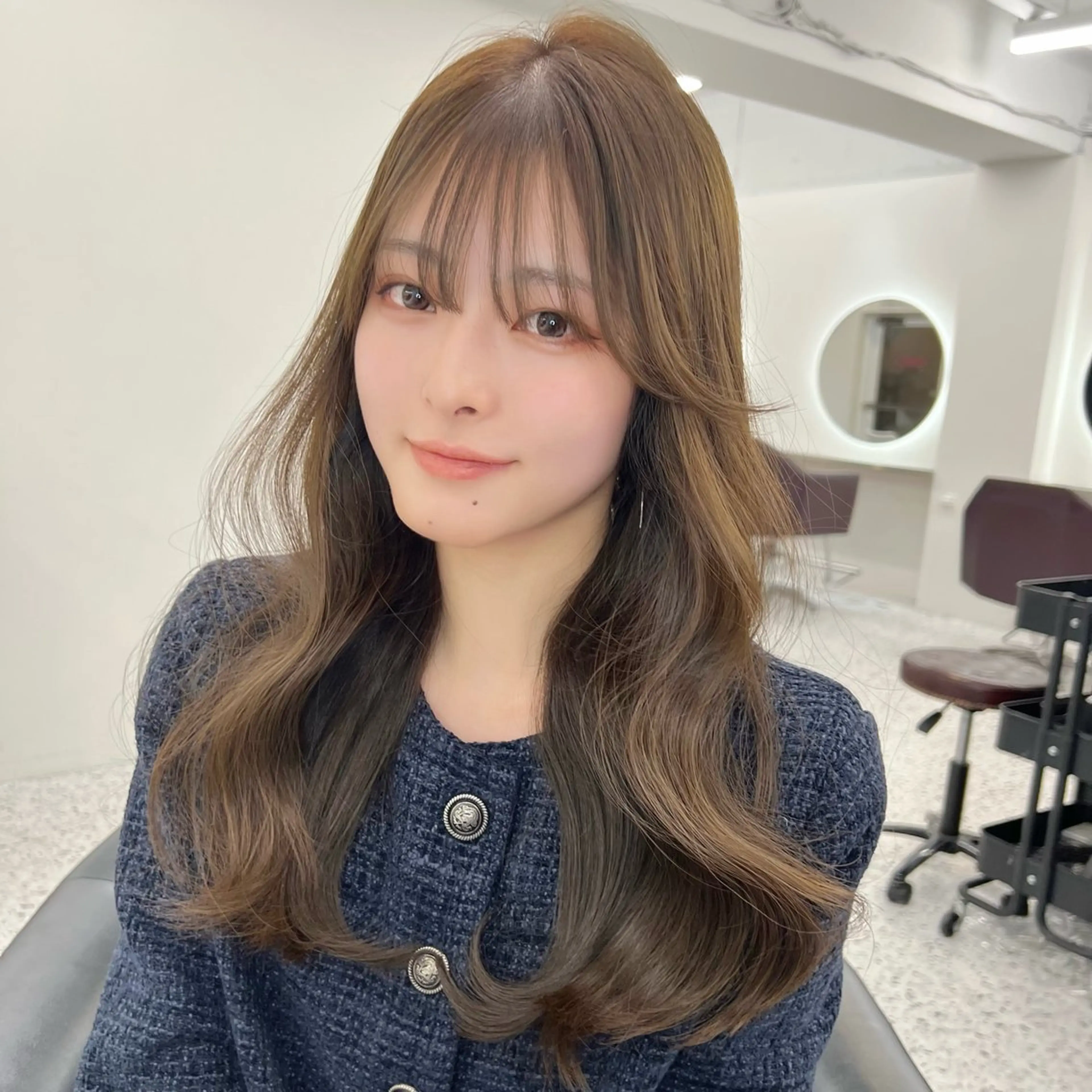 《新規様限定》🩶人気NO.1韓国風カット➕透明感カラー➕完全修復TOKIOトリートメントの写真