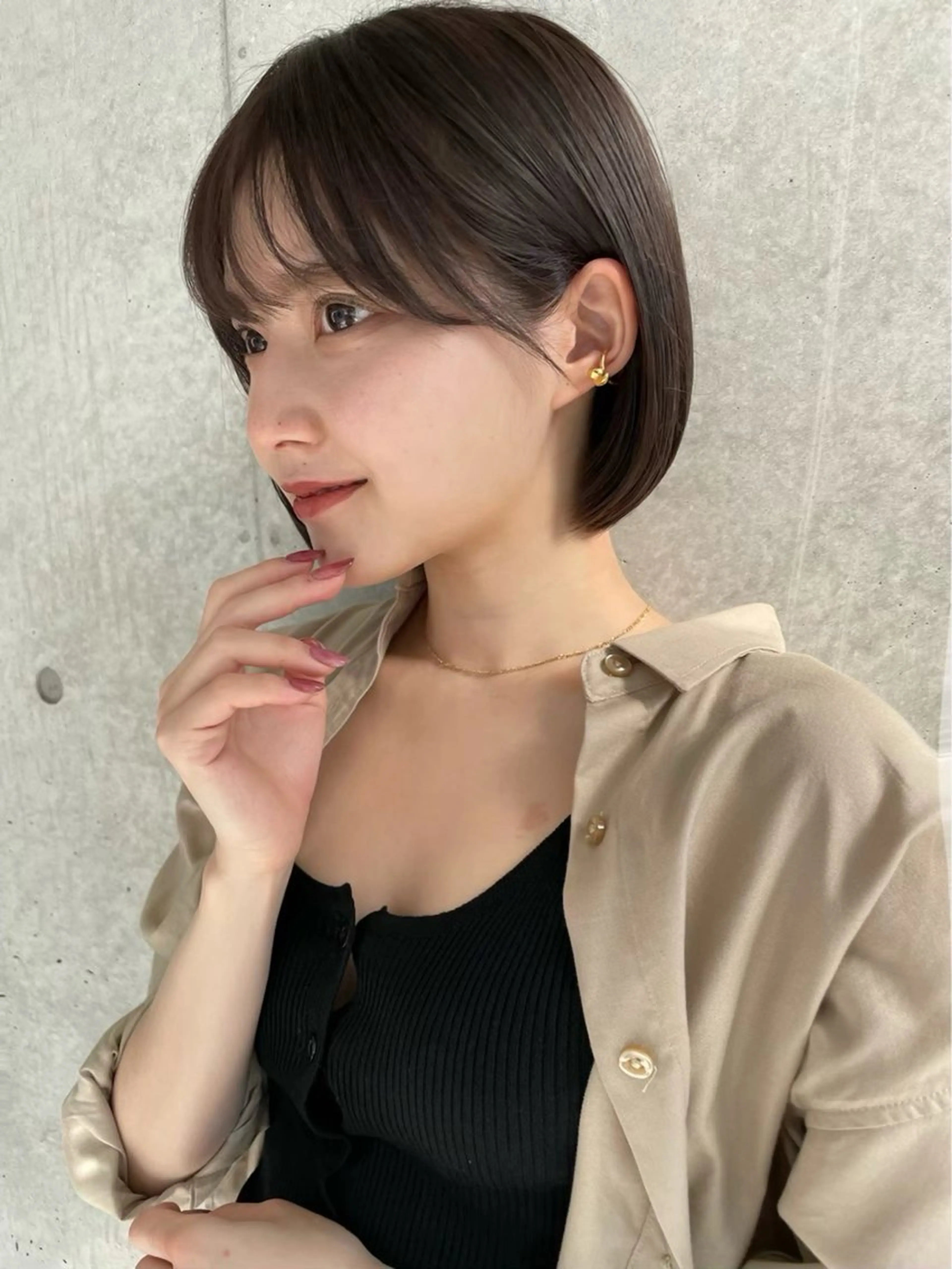 ショート カラー ヘアアレンジ 💖艶と似合わせ💖 カラーカット💖のヘアスタイル