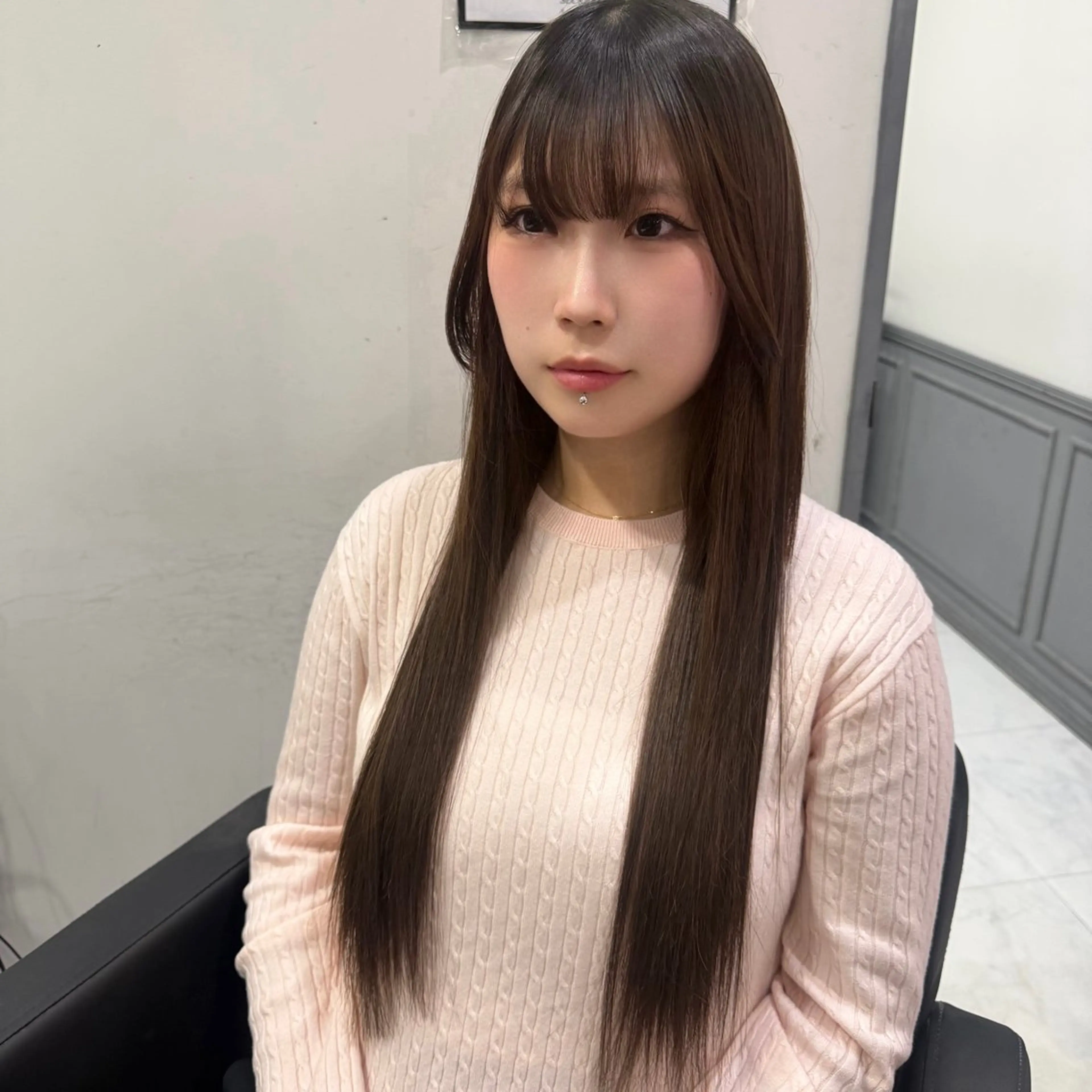 ロング エクステ 🦋REISA🦋 エクステ×ハイトーンのヘアスタイル