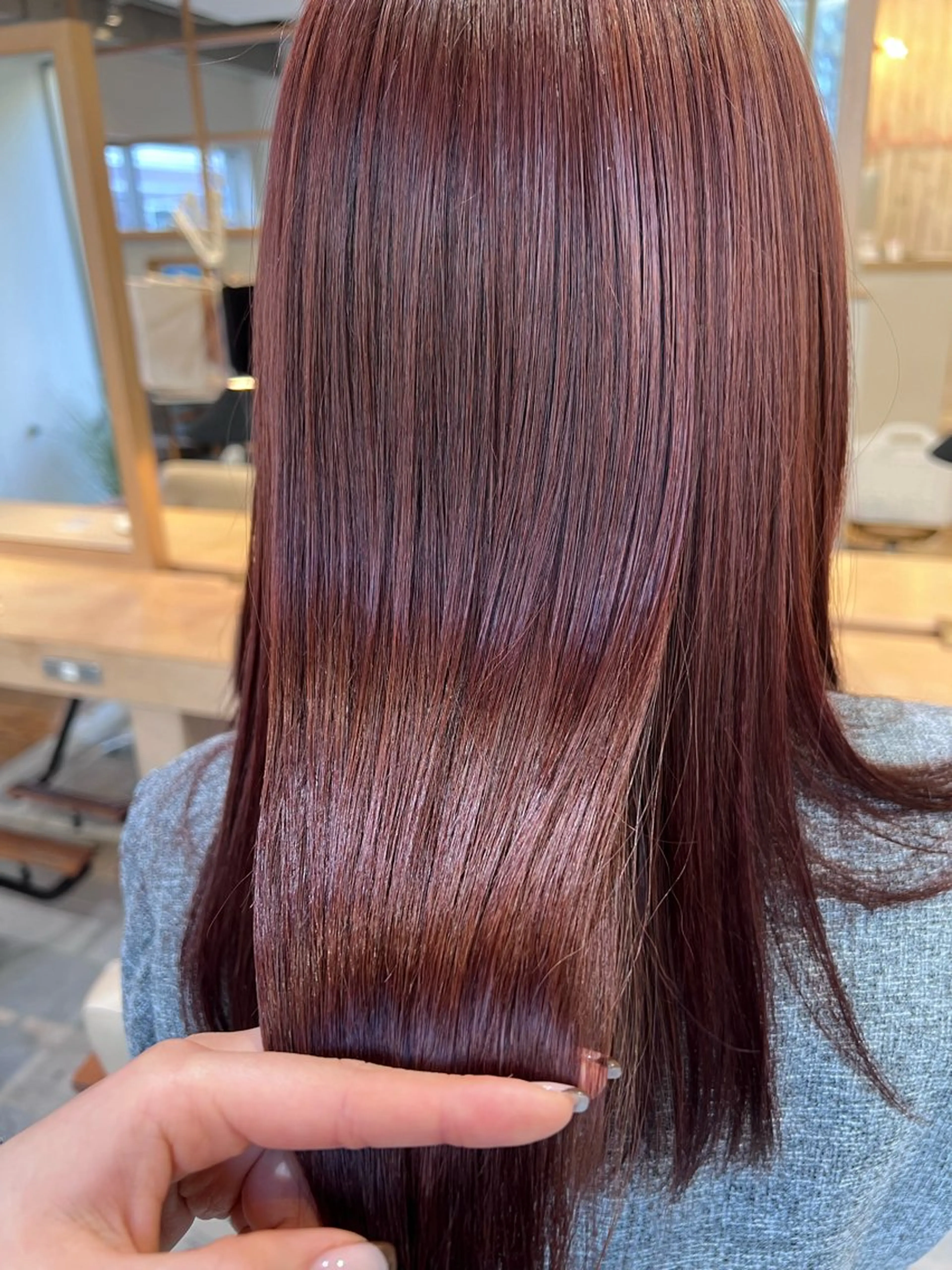 カラー ヘアカラー トリートメント ❄️ さき❄️のヘアスタイル