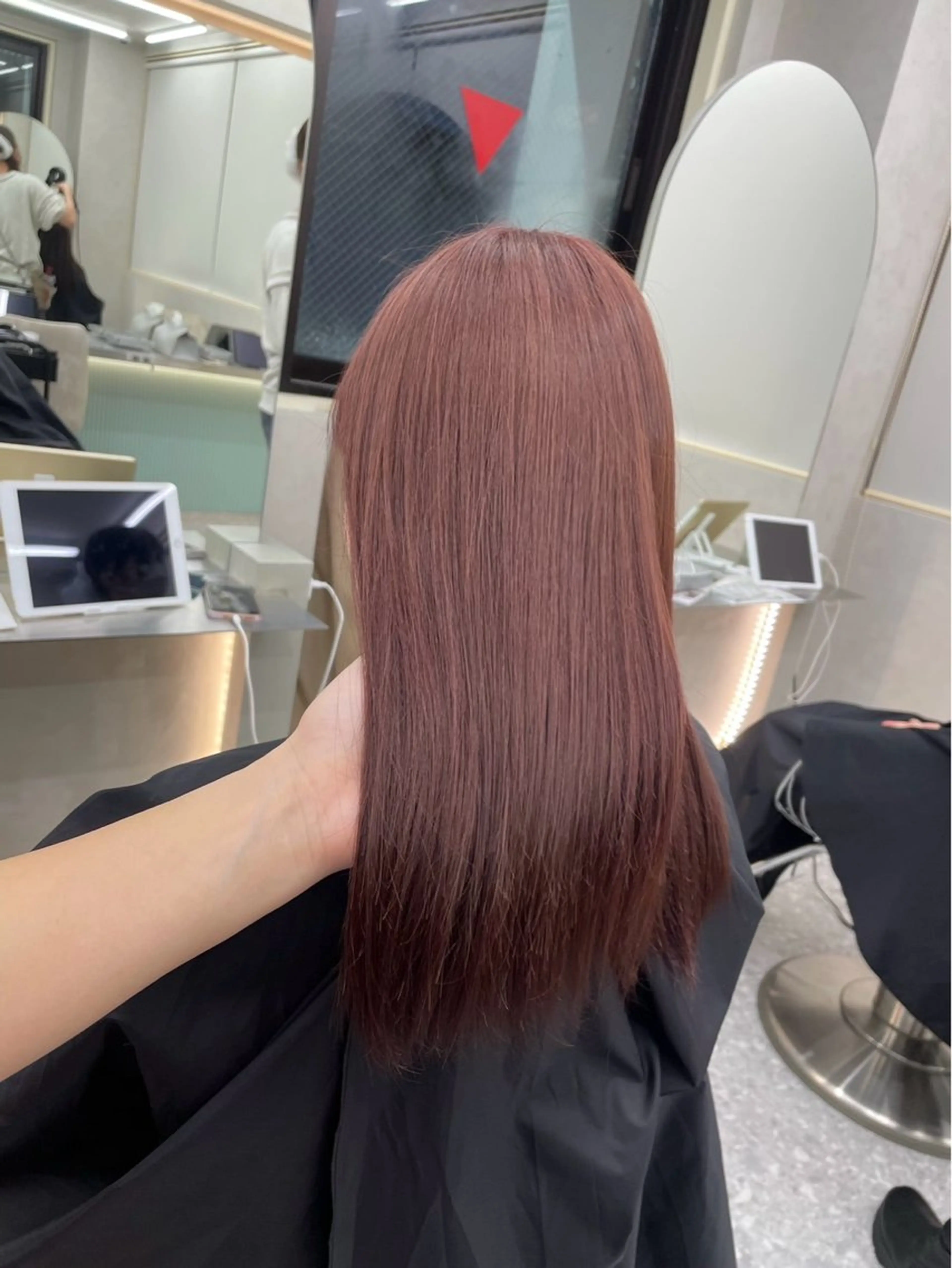 セミロング カラー はるか/ヘアアレンジ カチモリ・ゆるふわのヘアスタイル