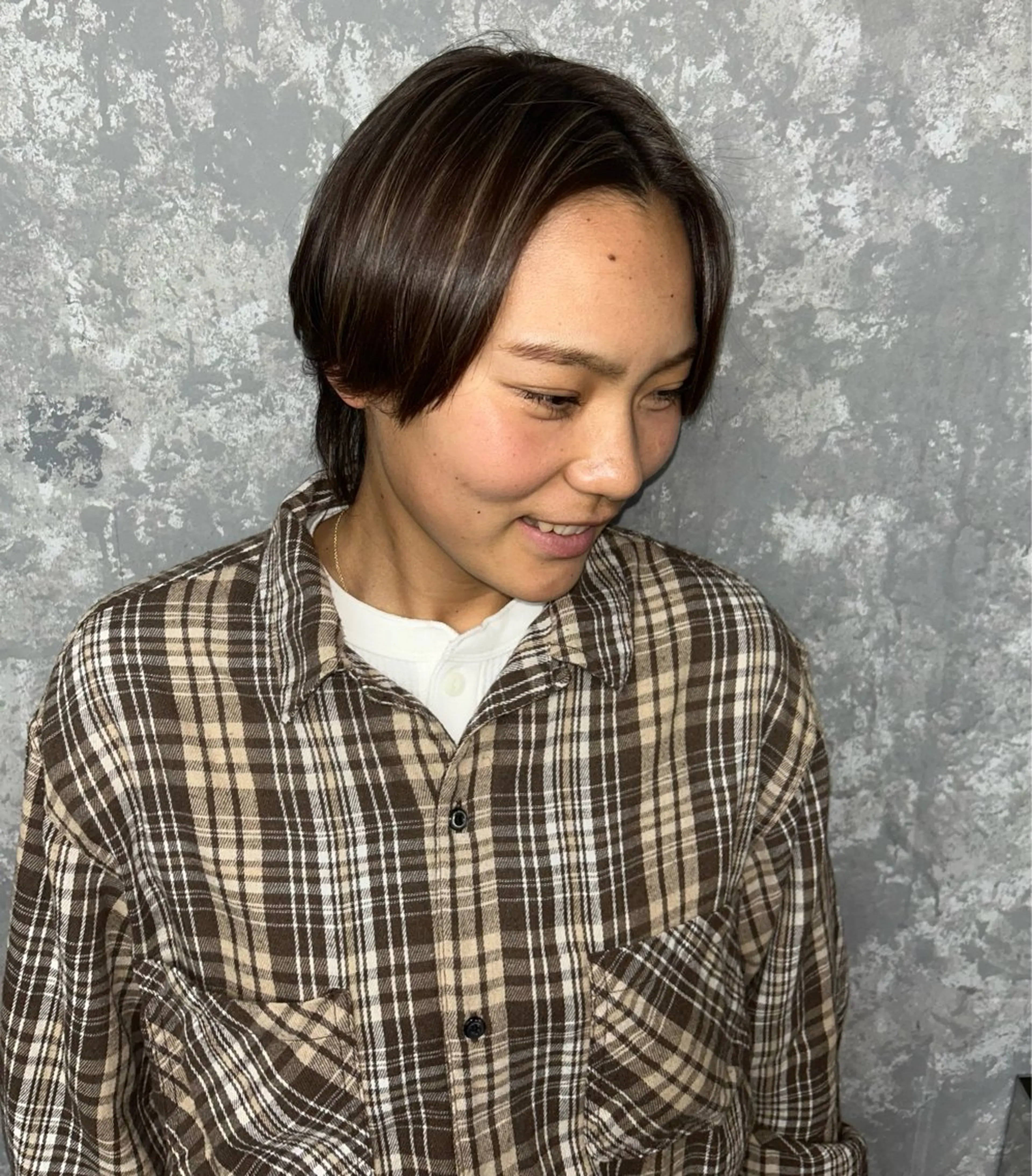 ショート ヘアカラー 🌈メンズパーマ🌈 メンズカットアリサのヘアスタイル