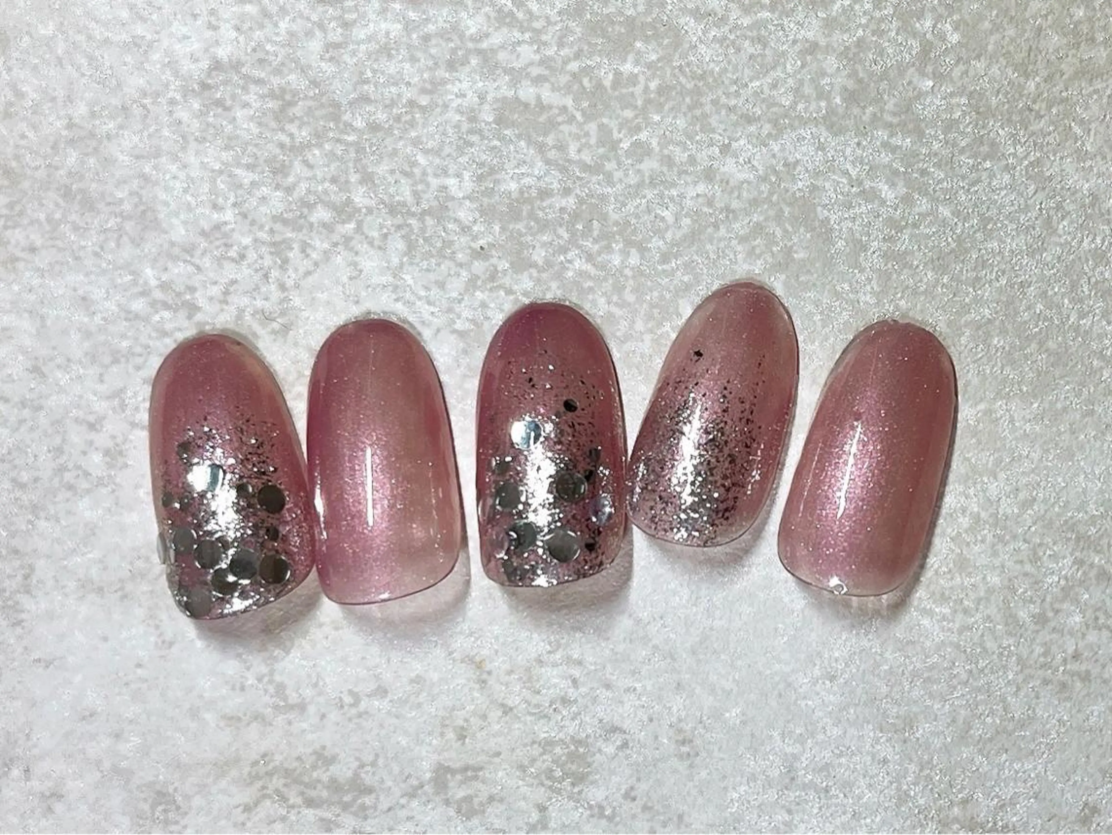 ネイル オーロラネイル フラワーネイル フットネイル フレンチネイル ジェルネイル mogunail &blowのネイルデザイン