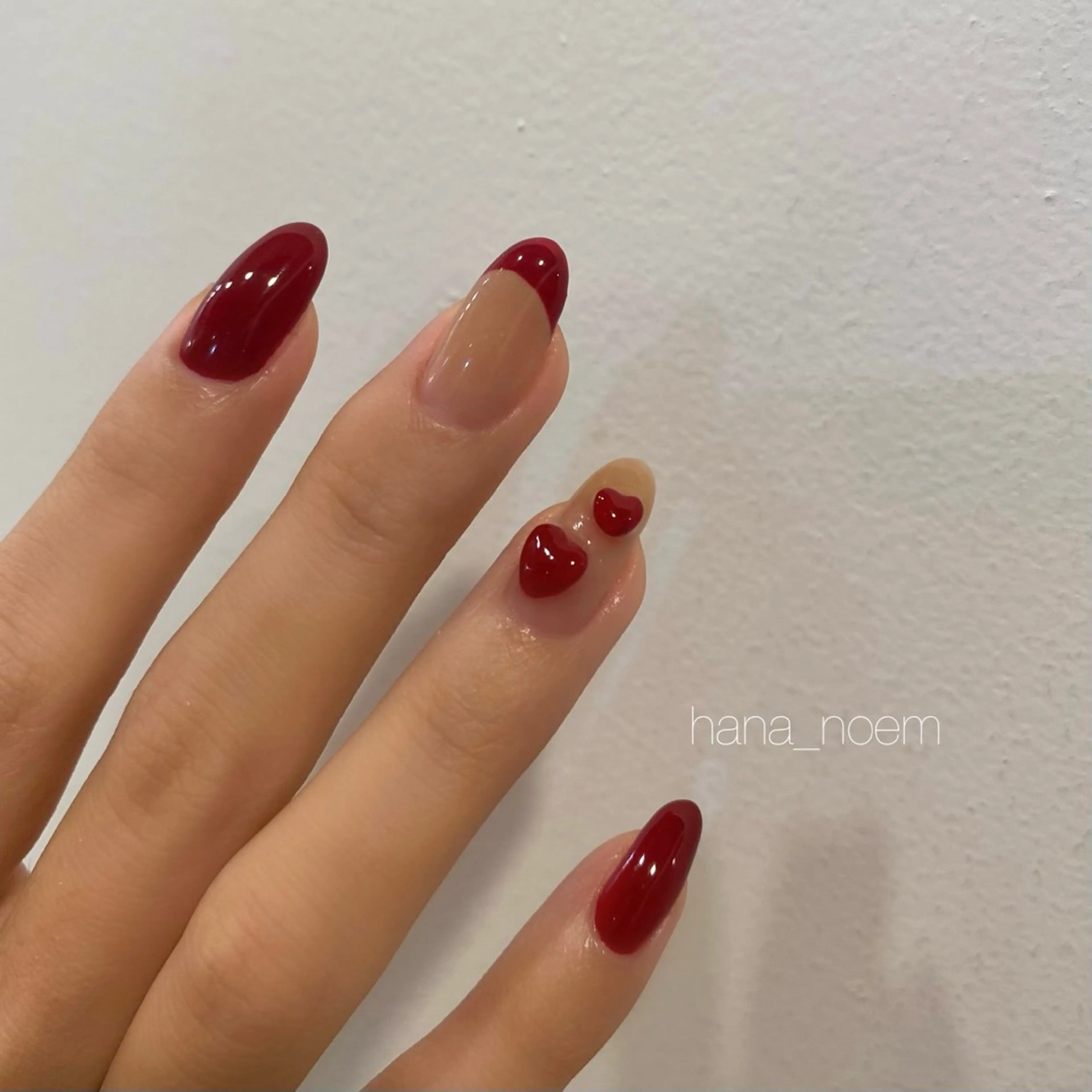 ネイル ハート HANA /NOEM nailsalonのネイルデザイン