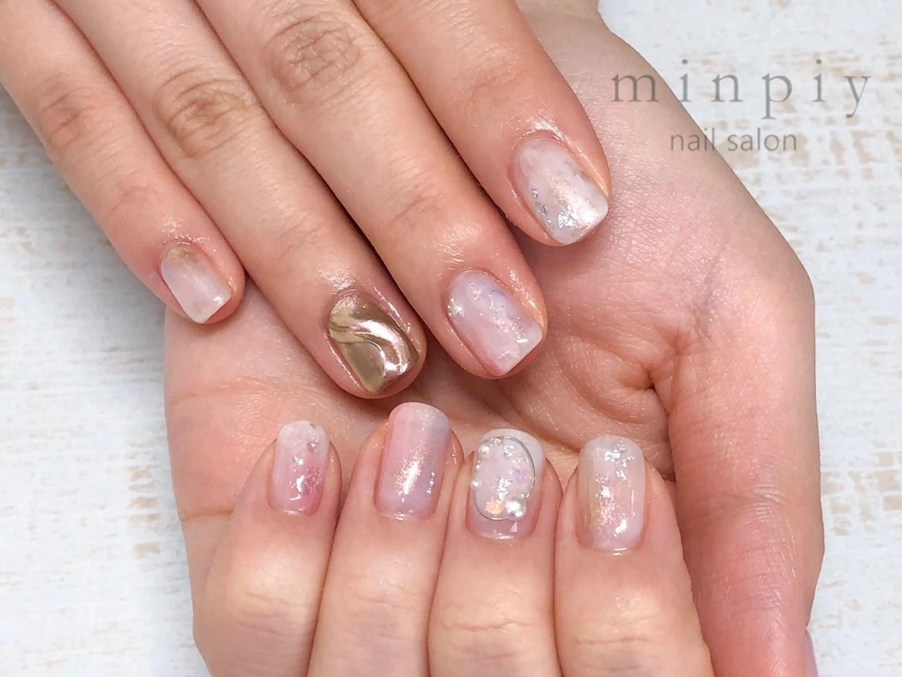 ネイル 𖡼 yumenoのネイルデザイン