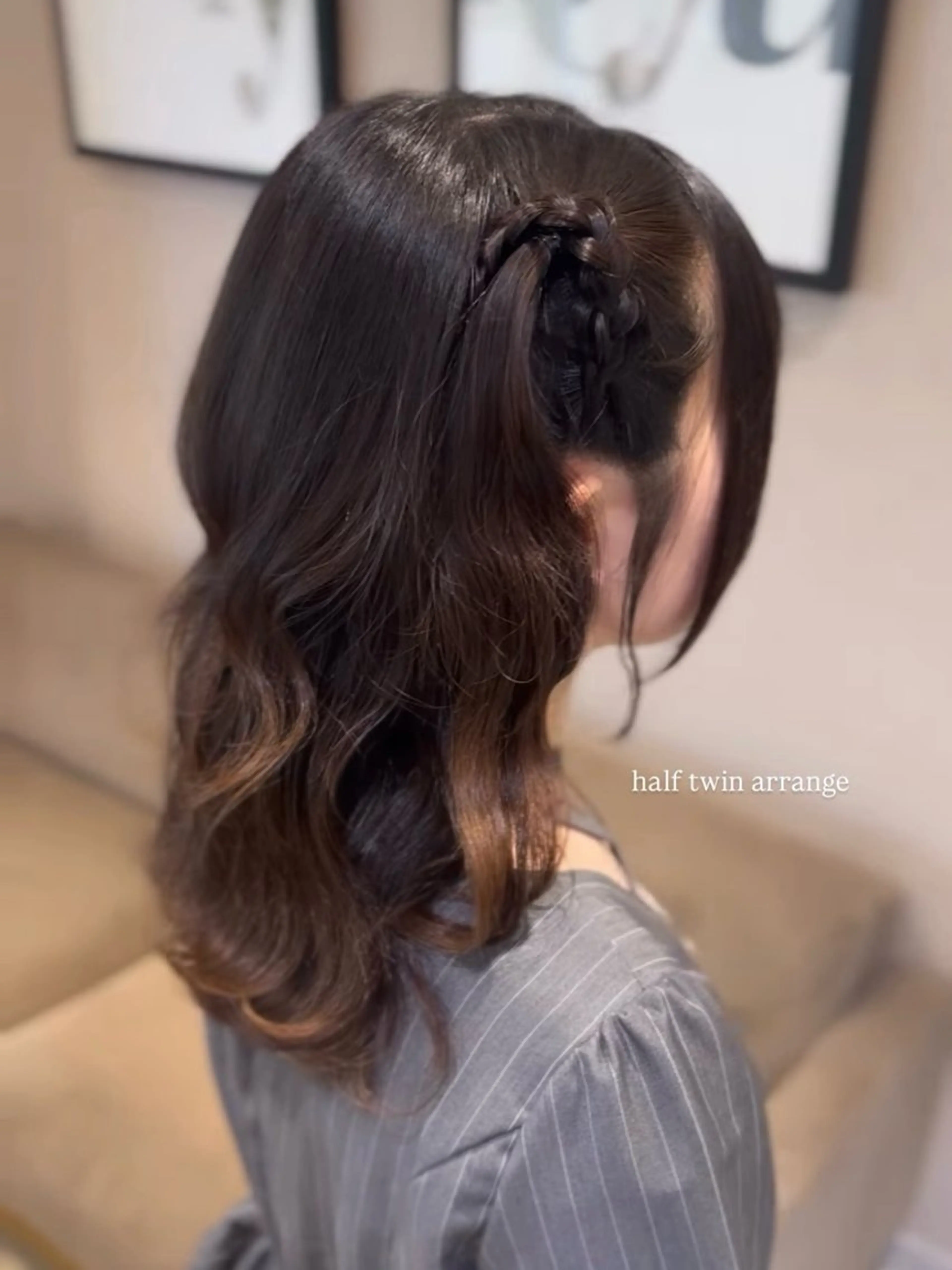 ヘアアレンジ レイヤー⌇﻿アレンジ ⌇﻿misato🩶のヘアスタイル