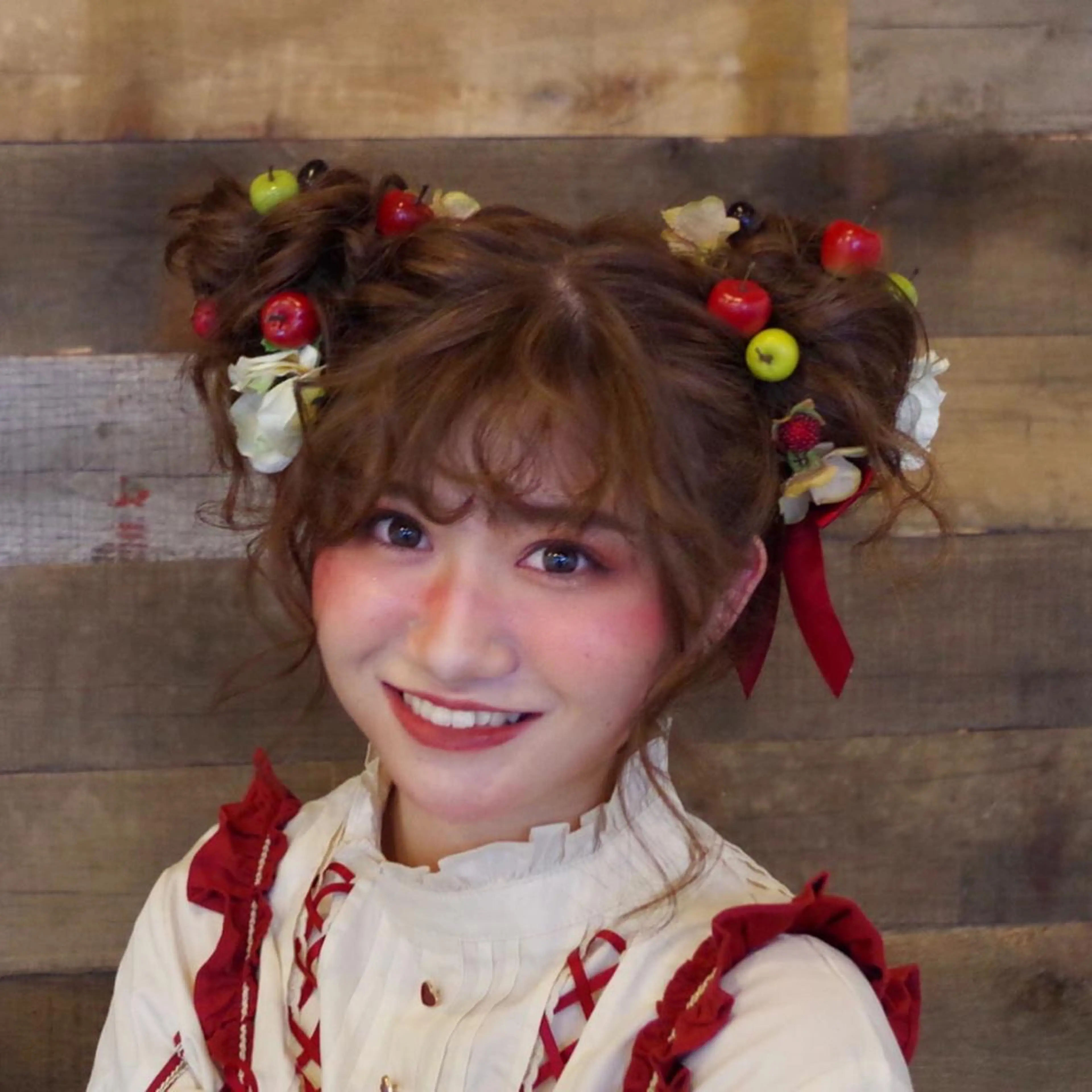ロング ヘアアレンジ お団子ヘア 高橋 香澄のヘアスタイル