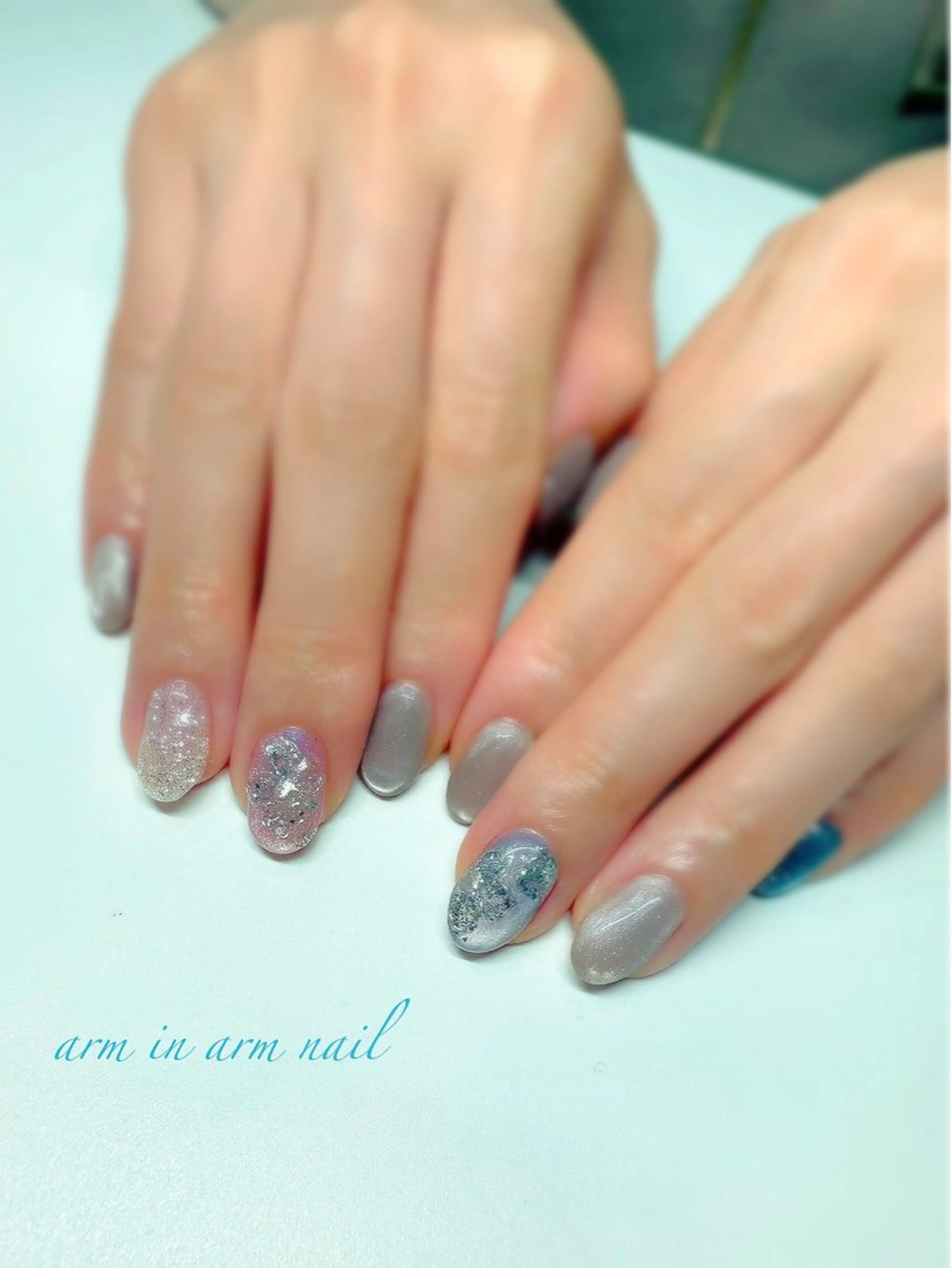 ネイル arm in arm ︎✿Yamamotoのマツエク・マツパデザイン