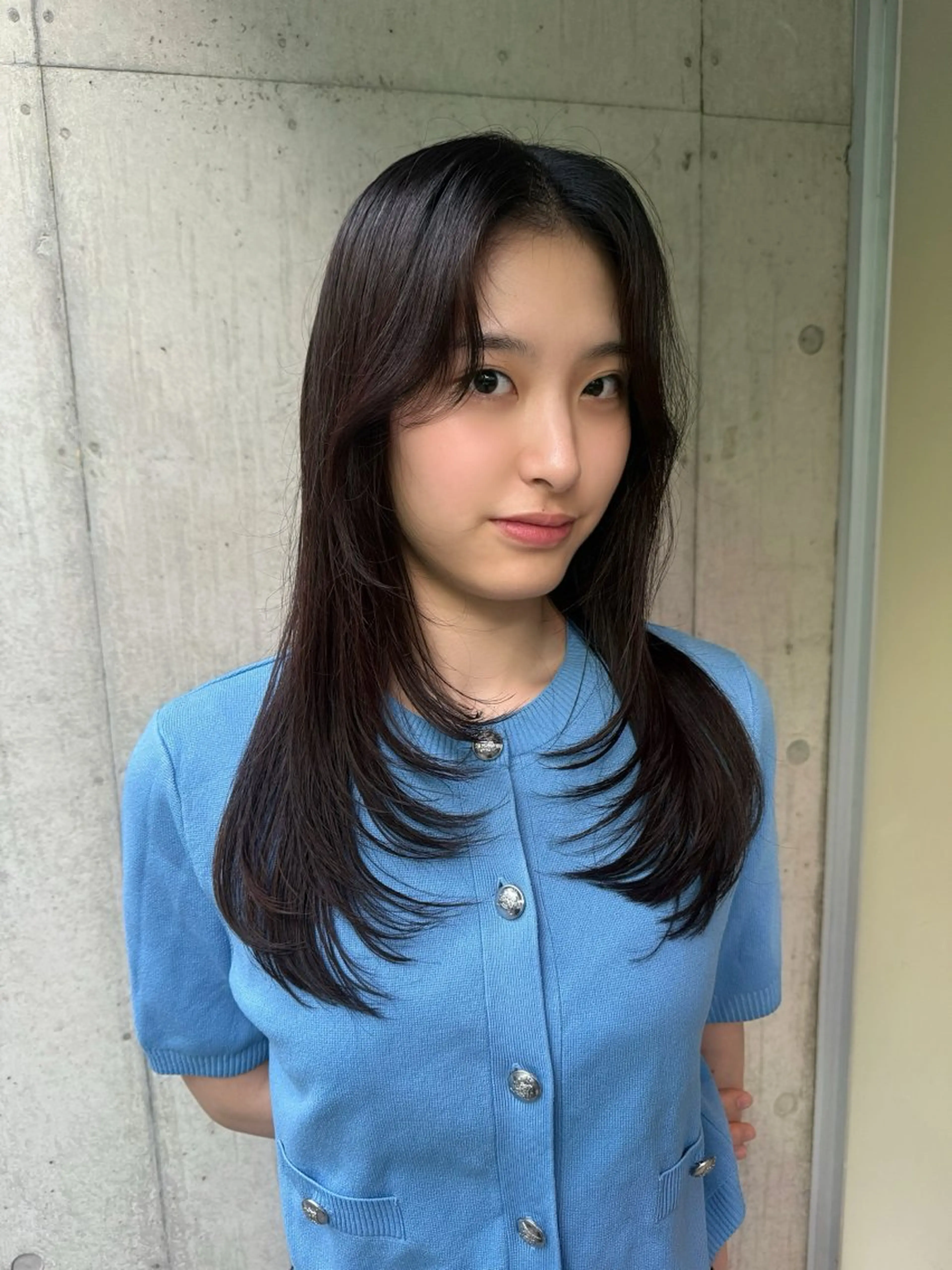 セミロング カラー カット ヘアカラー トリートメント 似合わせレイヤー/ ニュアンスパーマ高倉のヘアスタイル