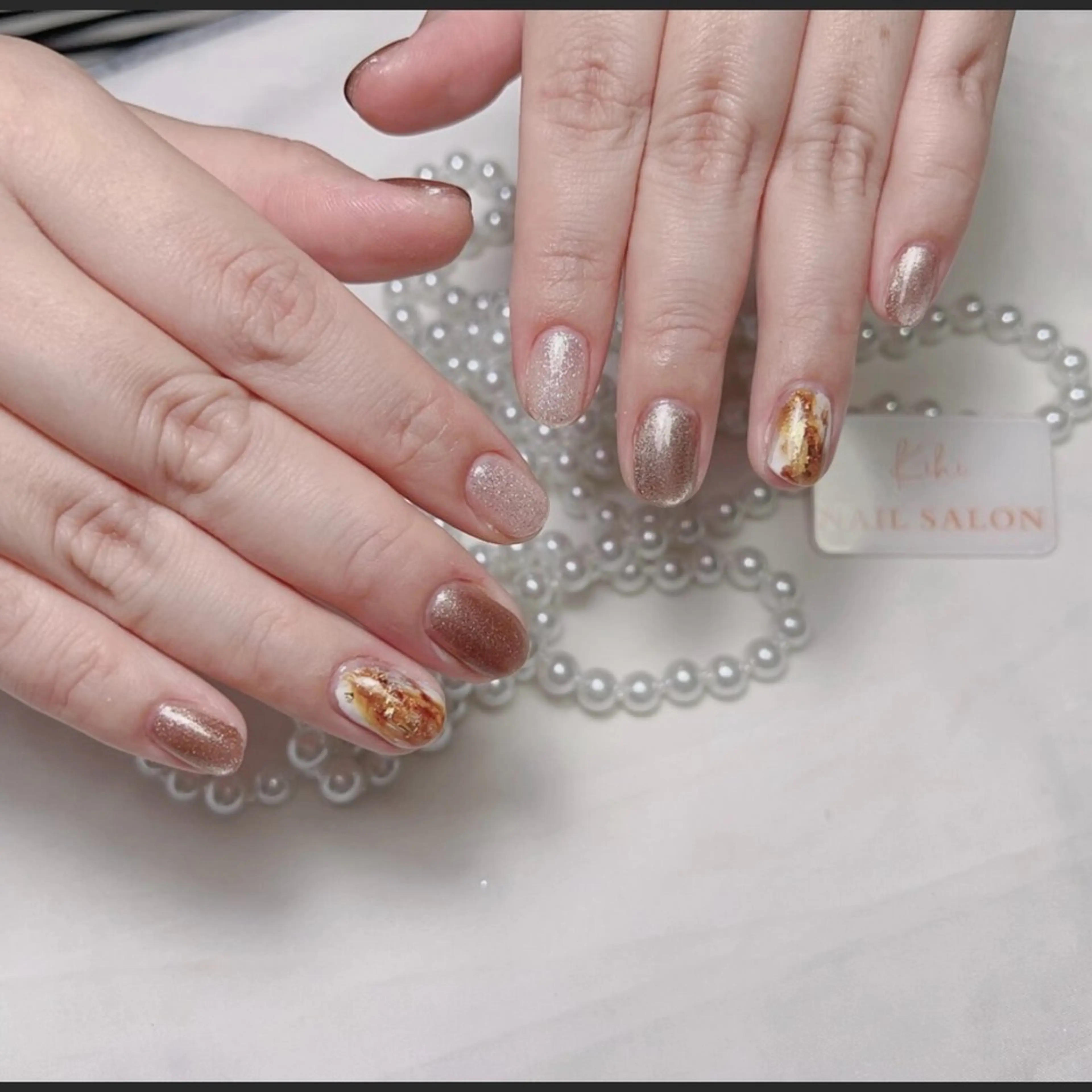 ネイル アートネイル フレンチネイル ジェルネイル グラデーション 韓国ネイル ハンドネイル ハンドケア さくら💮💮 【オフ無料】のネイルデザイン