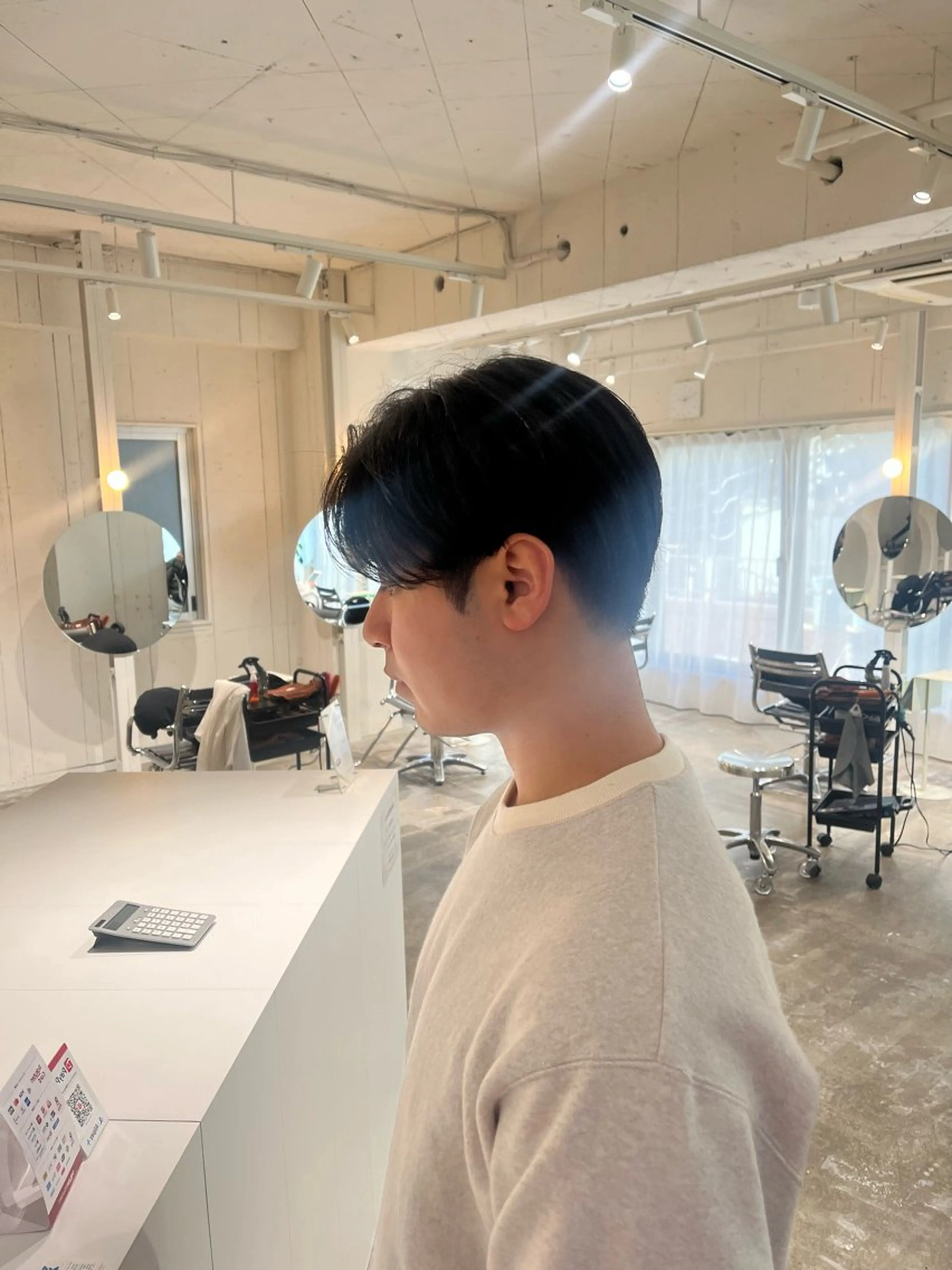 メンズ センターパート 川口 祐弥のヘアスタイル