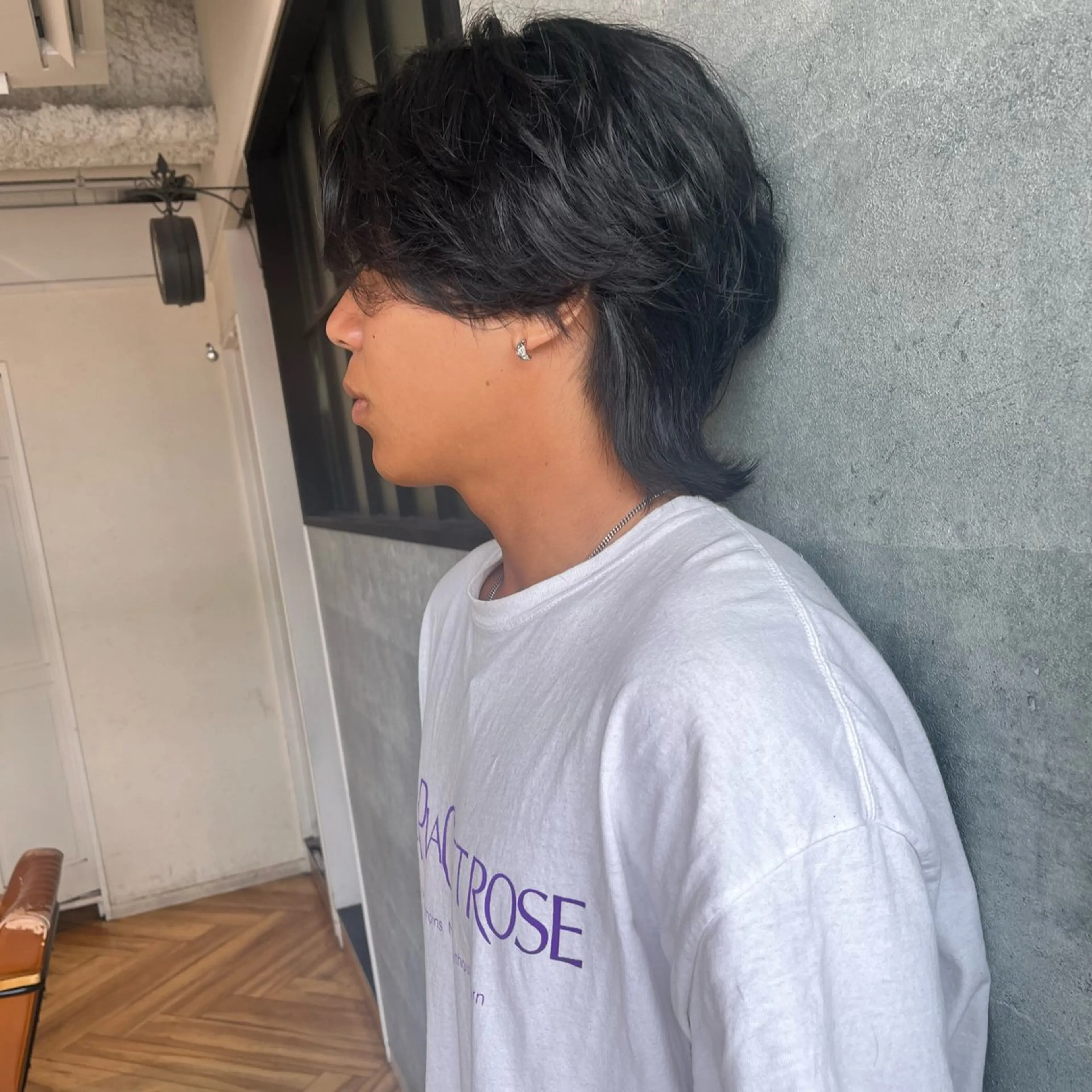 パーマ メンズ メンズパーマ メンズウルフカット ウルフカット ROMA銀座店所属・小林 萌生のヘアスタイル