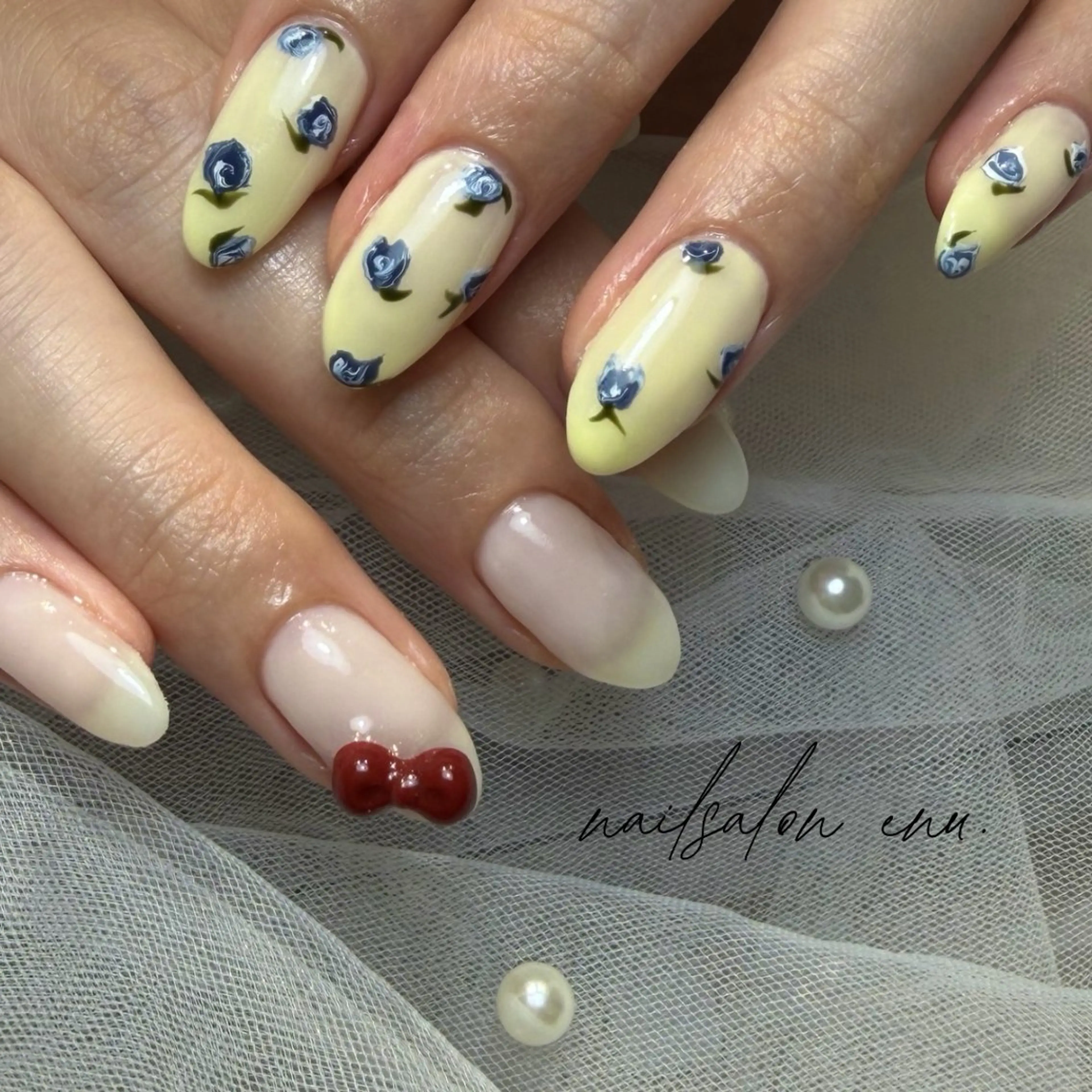 ネイル 持ち込み nailsalon enu.　miyuのネイルデザイン