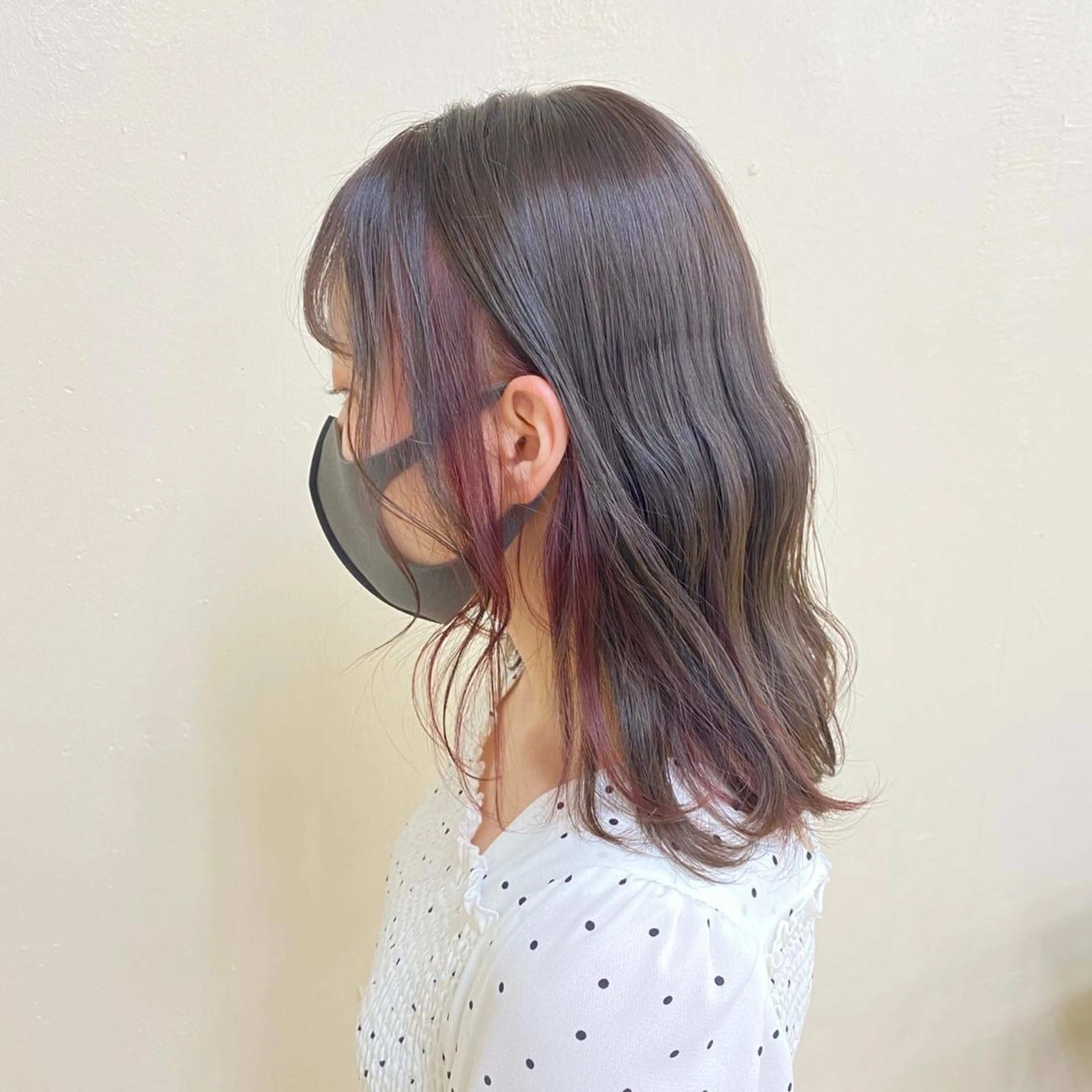 ミディアム ヘアカラー トリートメント ヘアセット 透明感♡グレージュ ♡ミルクティー♡のヘアスタイル