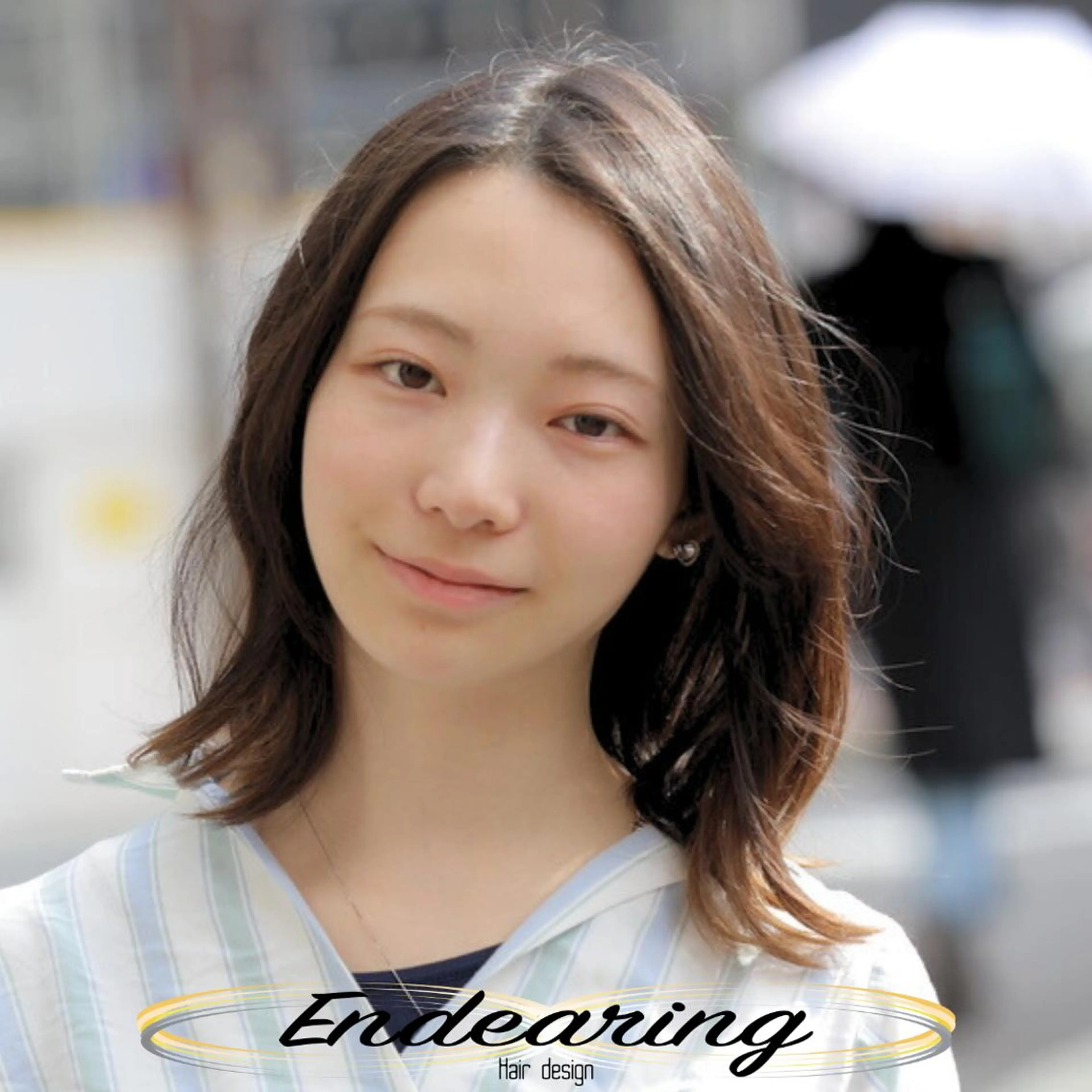 カラー ベージュカラー 透明感カラー オレンジ オレンジベージュ カット ヘアカラー Endearing 銀座/レイヤーカットのヘアスタイル