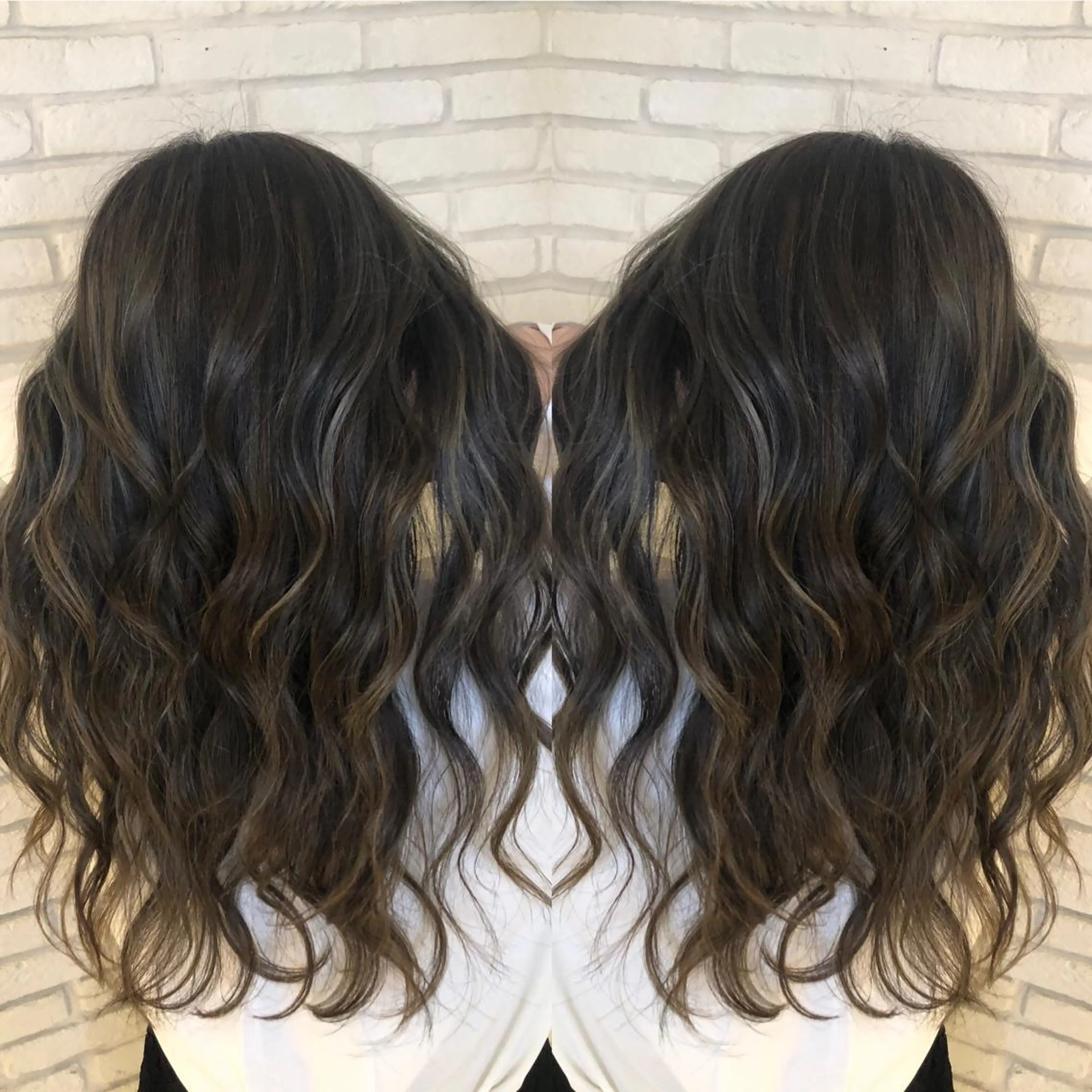 ロング カット ヘアカラー トリートメント 宮下 浩一のヘアスタイル