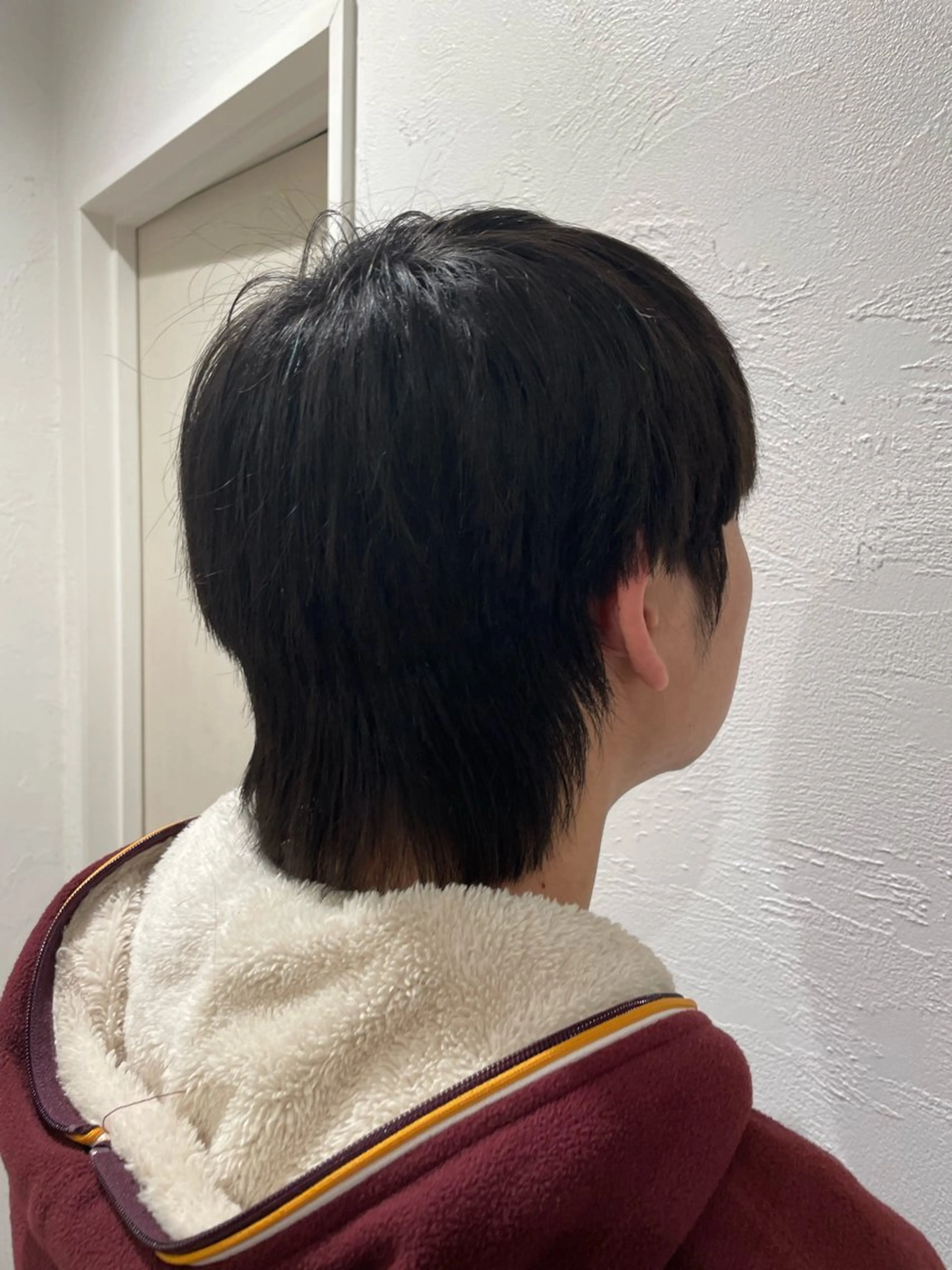 メンズ メンズウルフカット ウルフカット 渡邊花奈 韓国ヘアのヘアスタイル