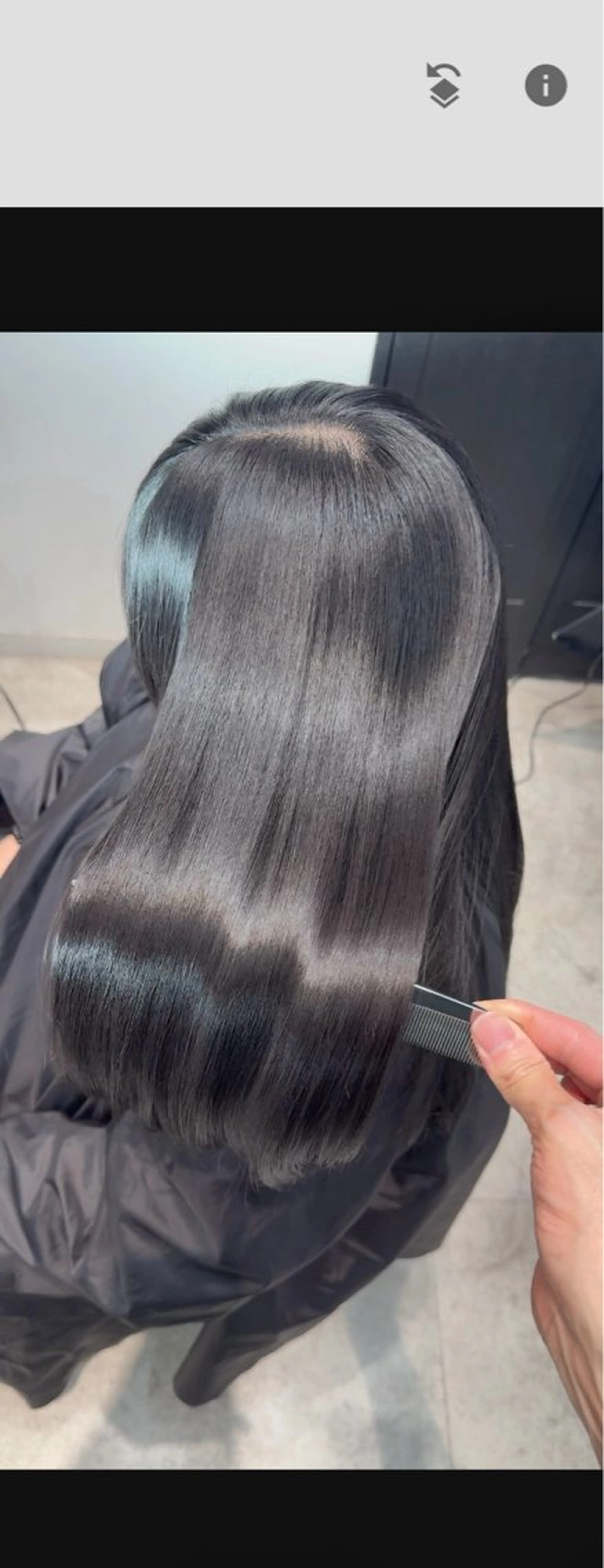 ロング 縮毛矯正 トリートメント 髪質改善特化 ミサワコウキのヘアスタイル