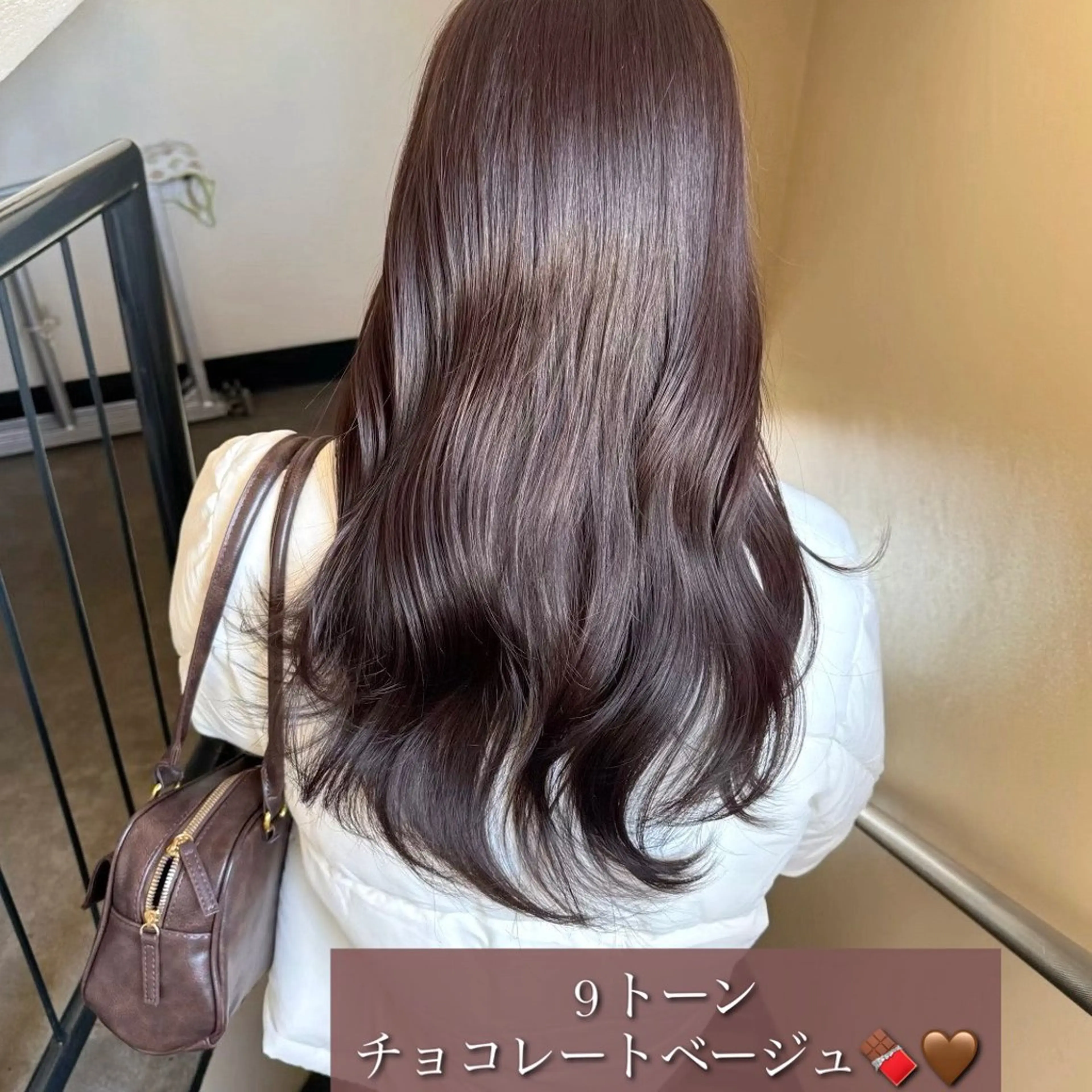 ロング カラー ブラウンカラー 透明感カラー カット ヘアカラー トリートメント 透明感カラー×小 顔レイヤー♡ヒデさんのヘアスタイル