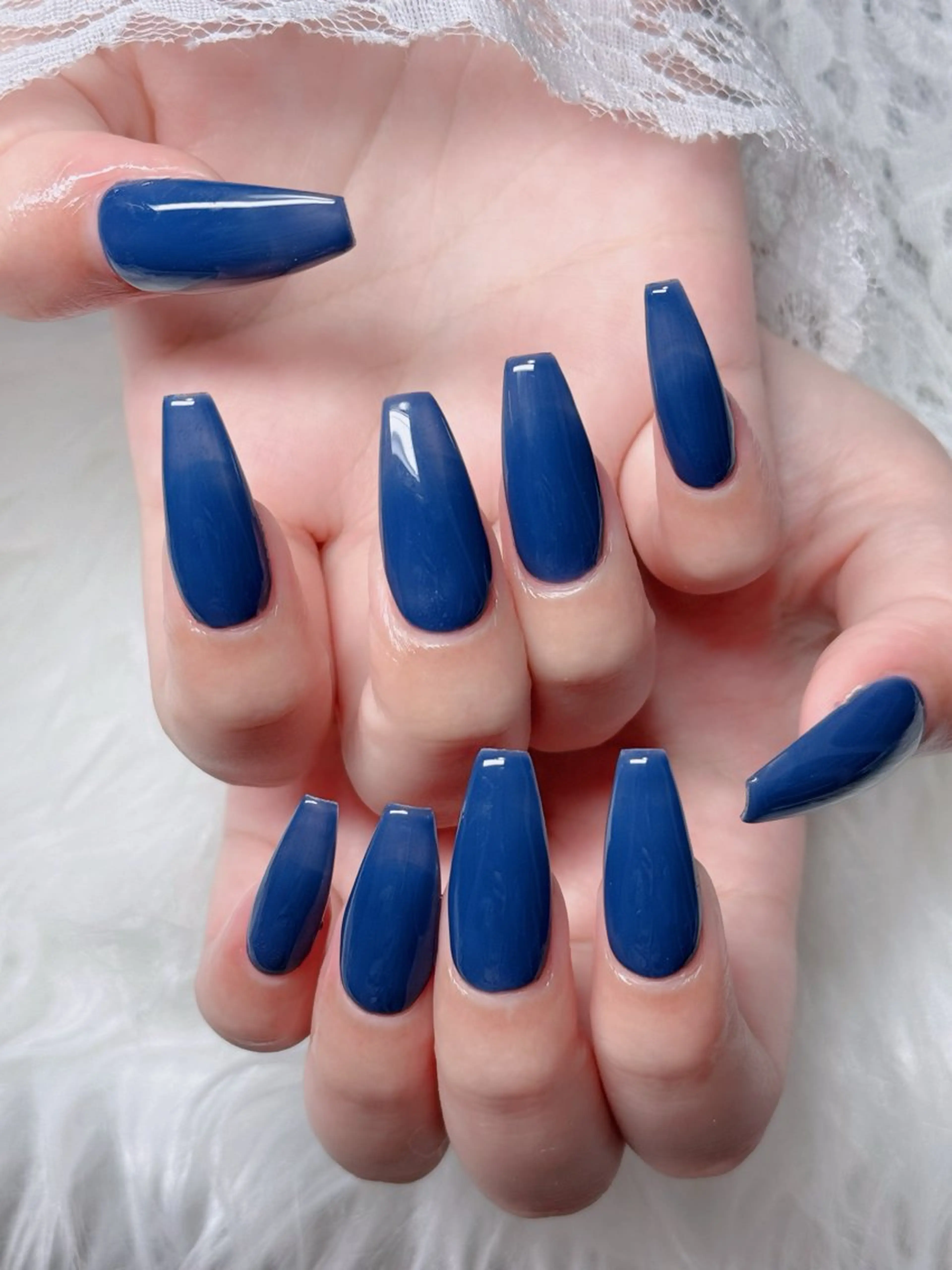 ネイル フレンチネイル ジェルネイル ガラスフレンチ ハロウィン ハート H.baby Nail Salonのネイルデザイン