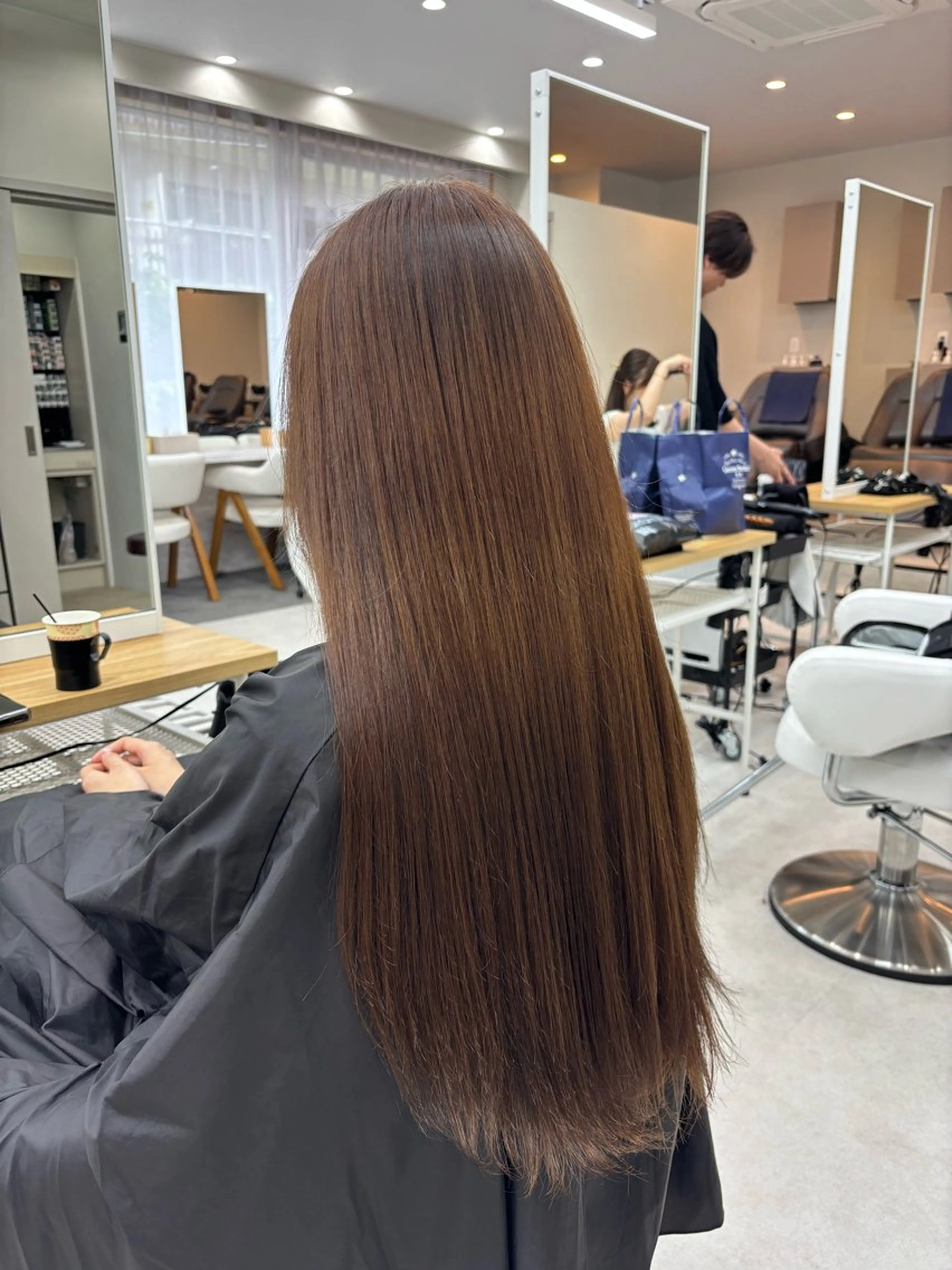 ロング トリートメント 𝗆𝗂𝗒𝗎 🐈‍⬛🎀のヘアスタイル