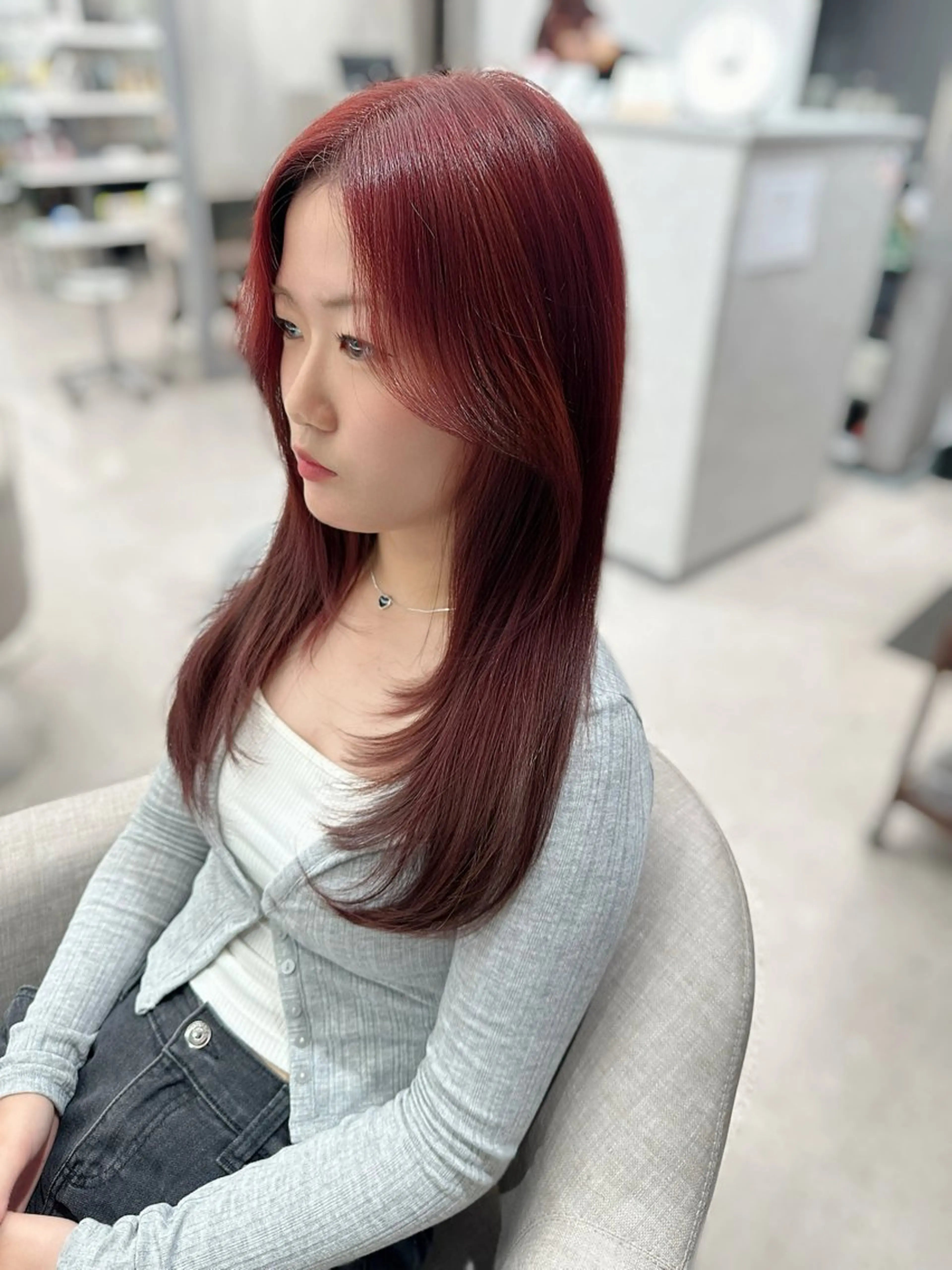 ロング レイヤーカット/ 髪質改善/羽柴りくのヘアスタイル